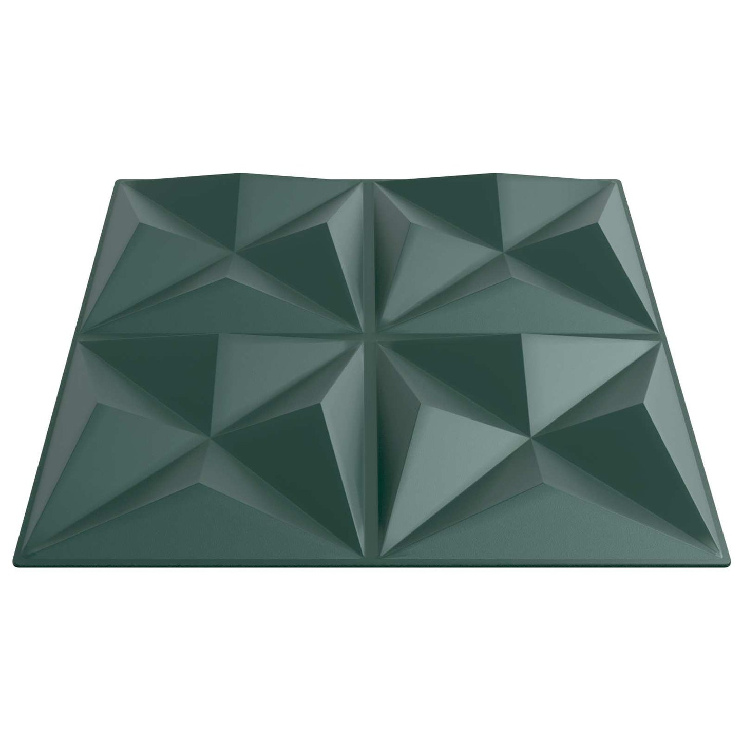 Wandpanelen 12 pcs Origami Groen 50 x 50 cm XPS Schuim is nu te koop bij PeponiXL, paradijselijk wonen!