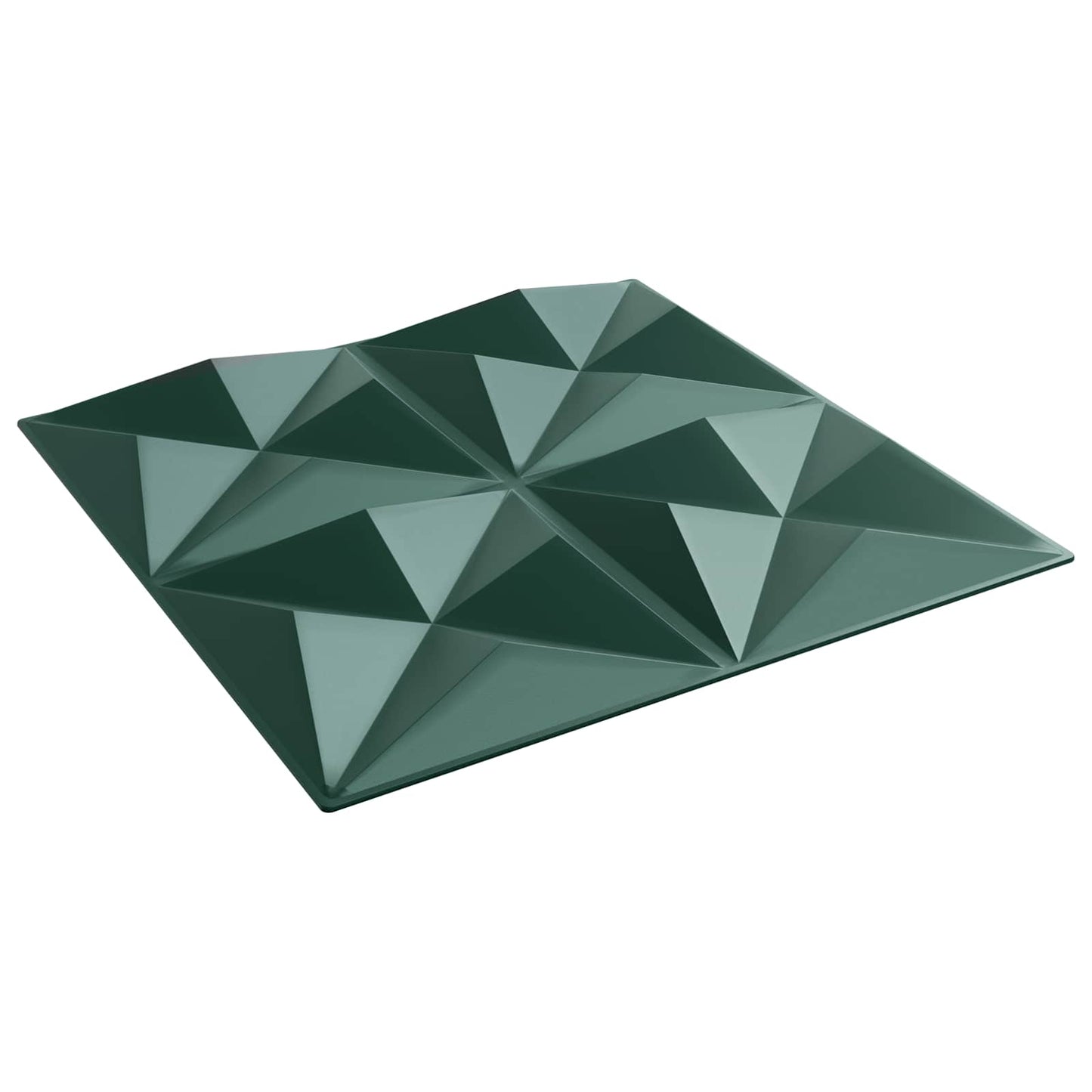 Wandpanelen 24 pcs Origami Groen 50 x 50 cm XPS Schuim is nu te koop bij PeponiXL, paradijselijk wonen!
