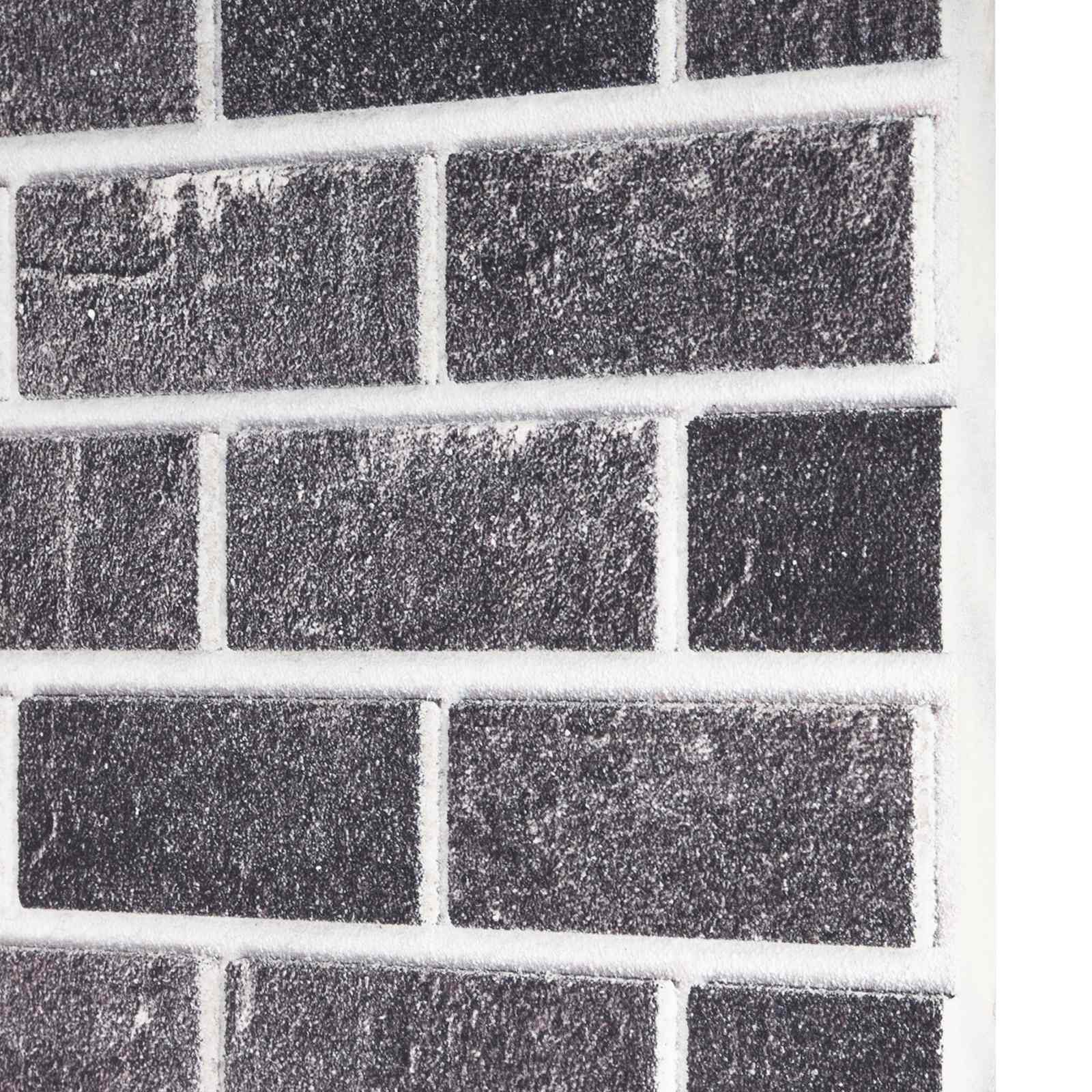Wandpanelen 10 pcs Zwart en Grijs 100 x 50 cm EPS-schuim is nu te koop bij PeponiXL, paradijselijk wonen!