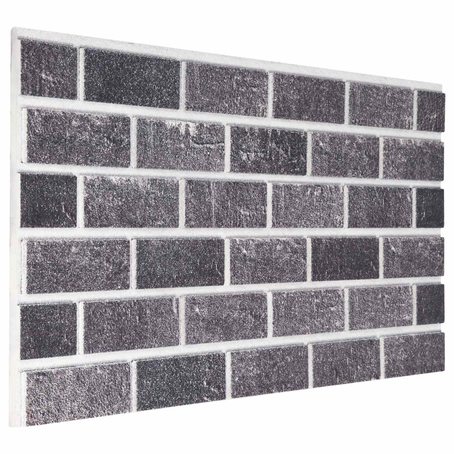 Wandpanelen 10 pcs Zwart en Grijs 100 x 50 cm EPS-schuim is nu te koop bij PeponiXL, paradijselijk wonen!