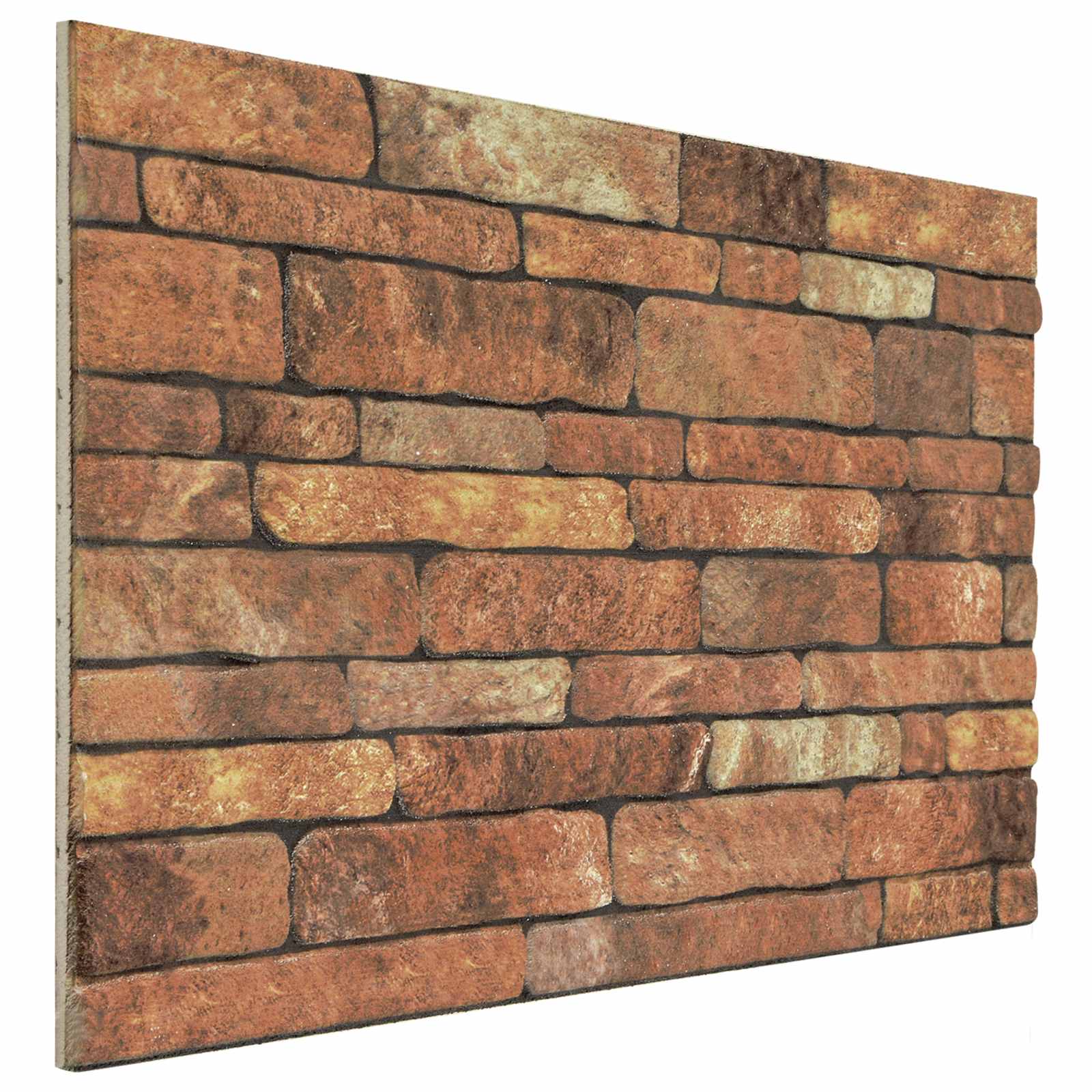Wandpanelen 10 pcs Bruin en wit 100 x 50 cm EPS-schuim is nu te koop bij PeponiXL, paradijselijk wonen!