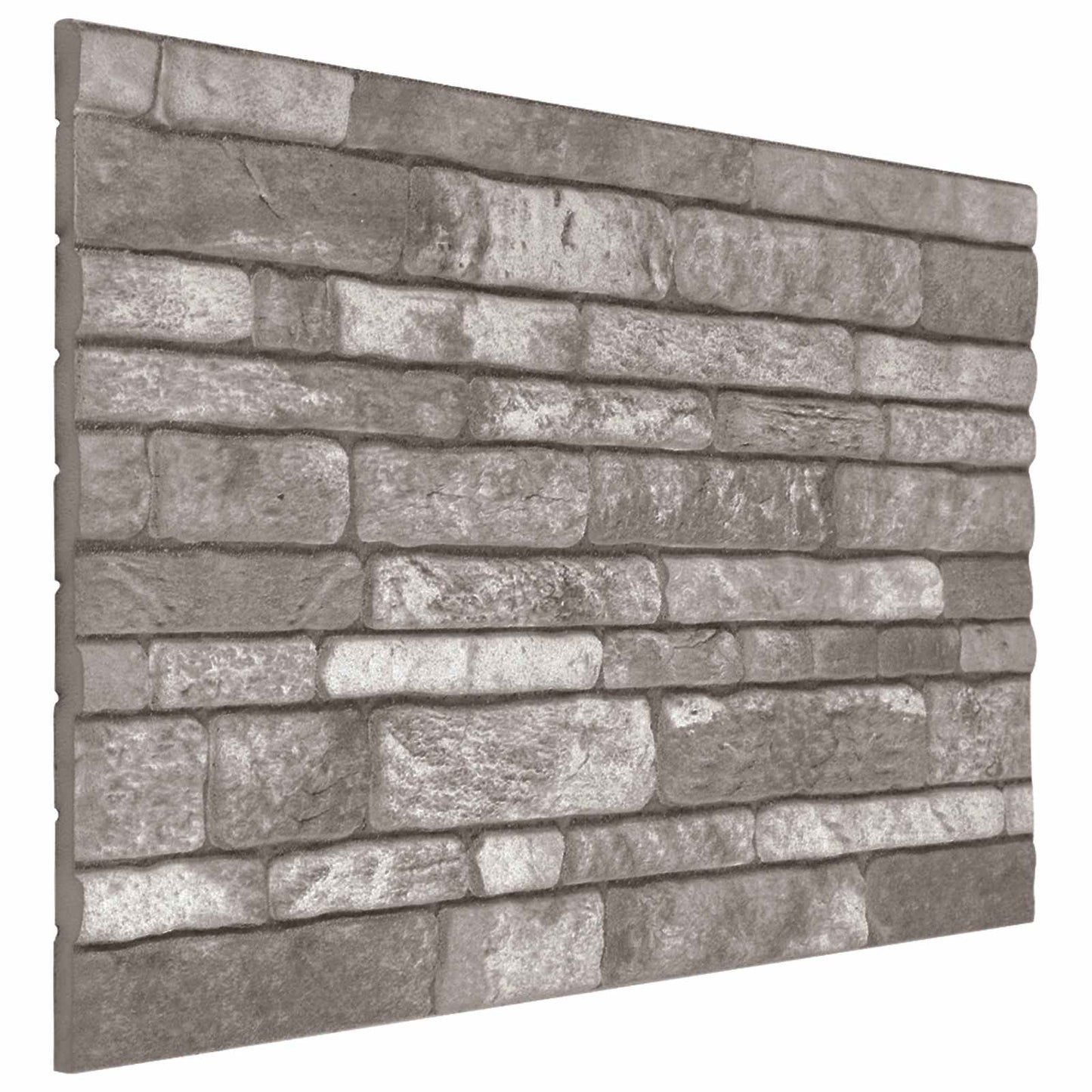 Wandpanelen 10 pcs Donkergrijs 100 x 50 cm EPS-schuim is nu te koop bij PeponiXL, paradijselijk wonen!