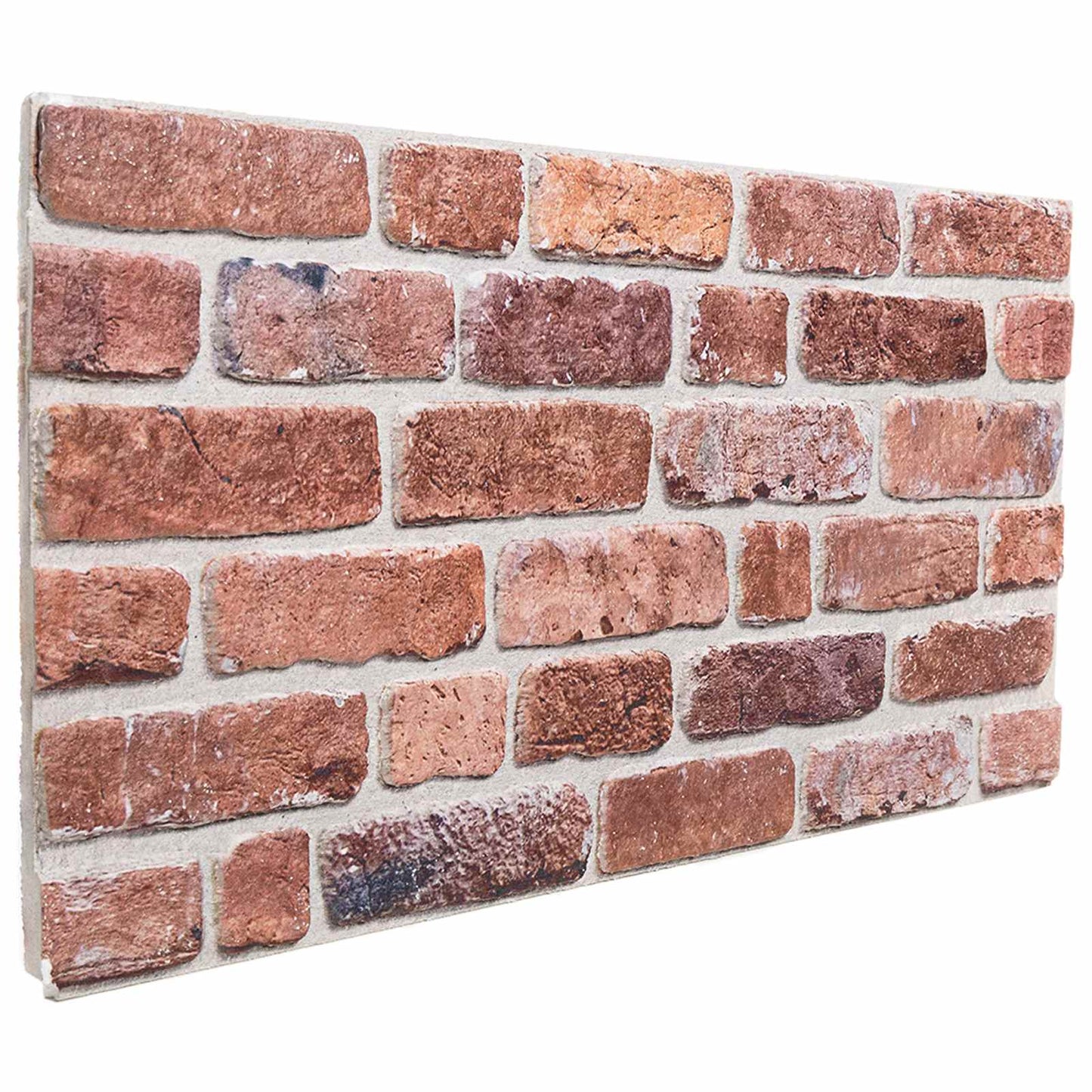 Wandpanelen 10 pcs Rood 100 x 50 cm EPS-schuim is nu te koop bij PeponiXL, paradijselijk wonen!