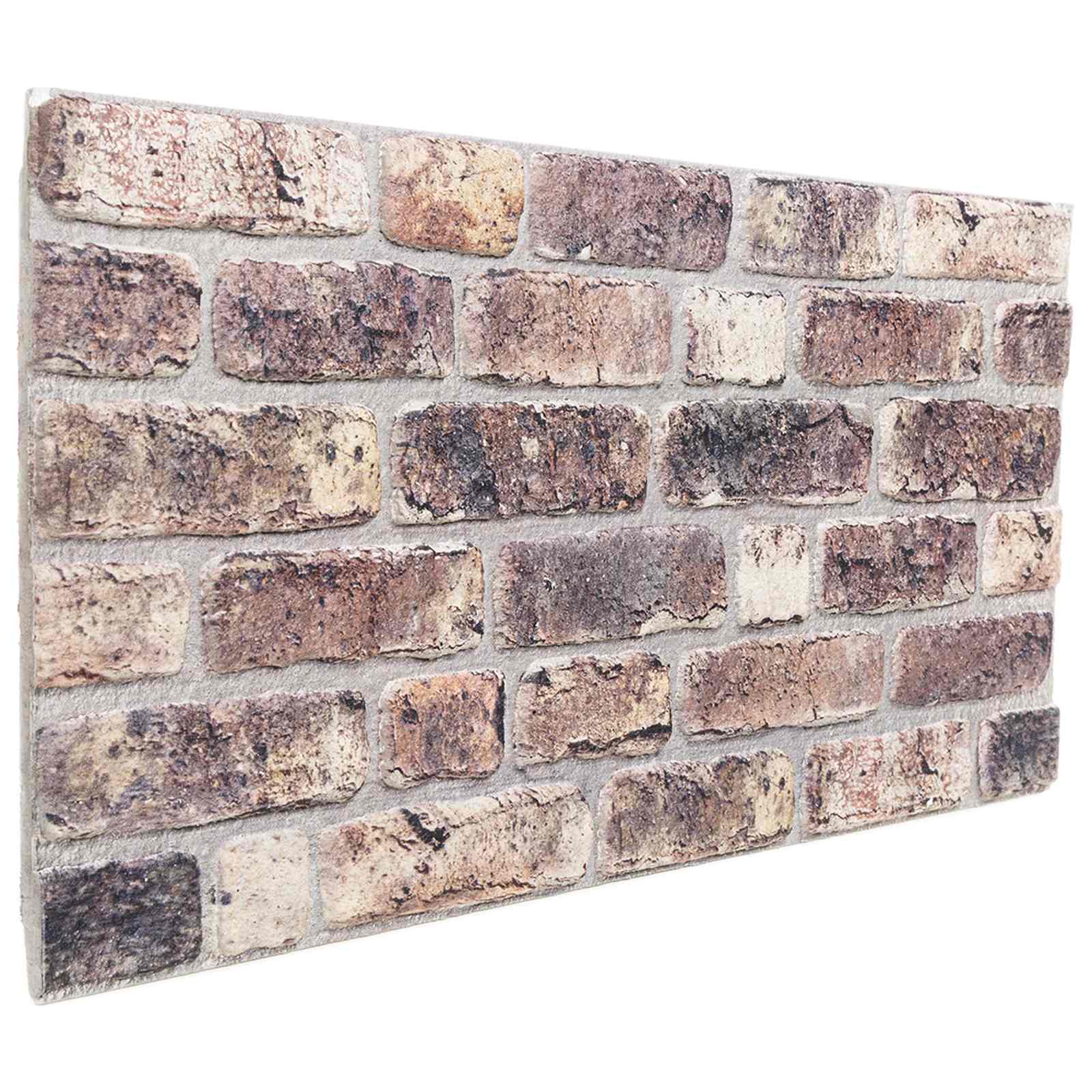 Wandpanelen 10 pcs Donkerbruin 100 x 50 cm EPS-schuim is nu te koop bij PeponiXL, paradijselijk wonen!