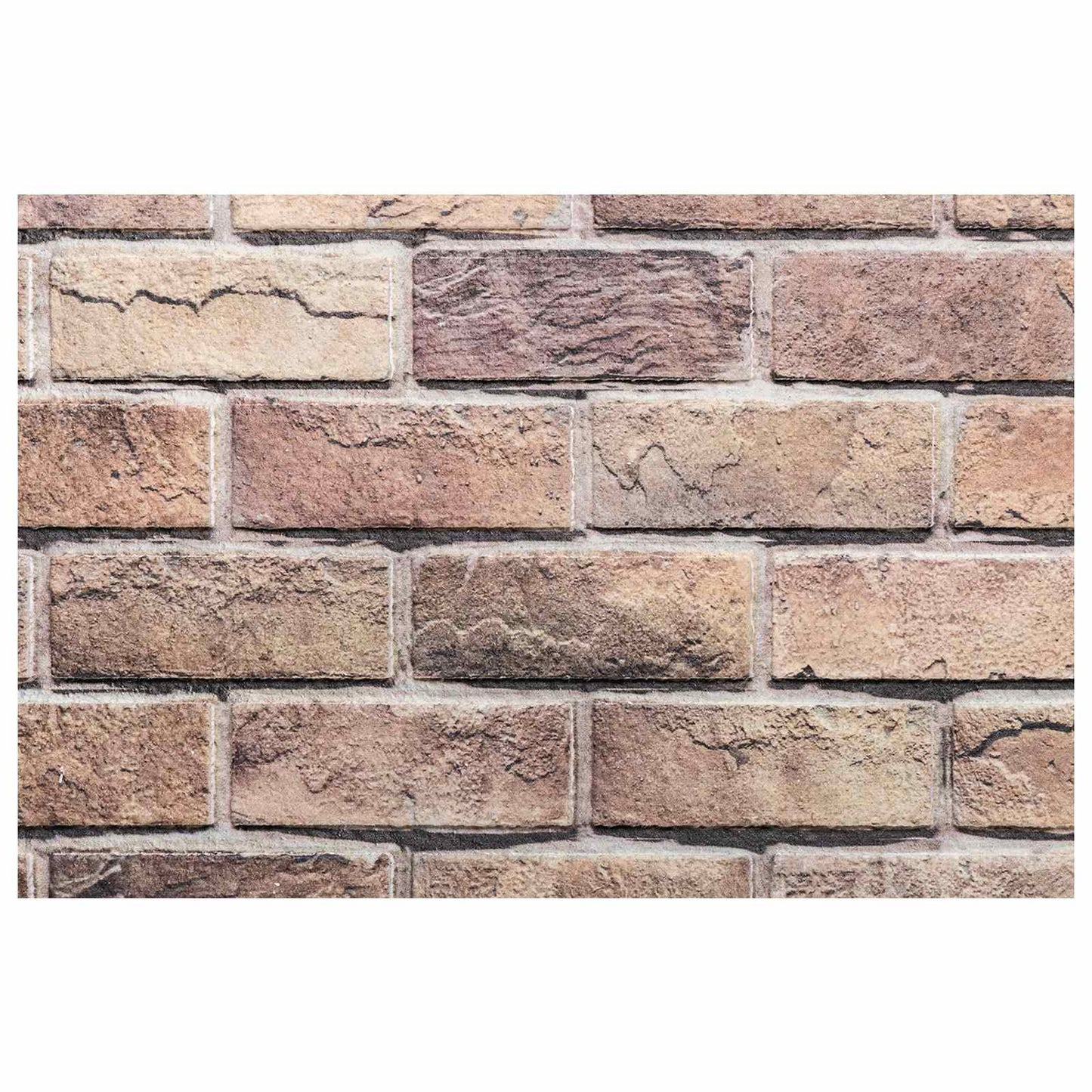Wandpanelen 10 pcs Bruin en Grijs 100 x 50 cm EPS-schuim is nu te koop bij PeponiXL, paradijselijk wonen!