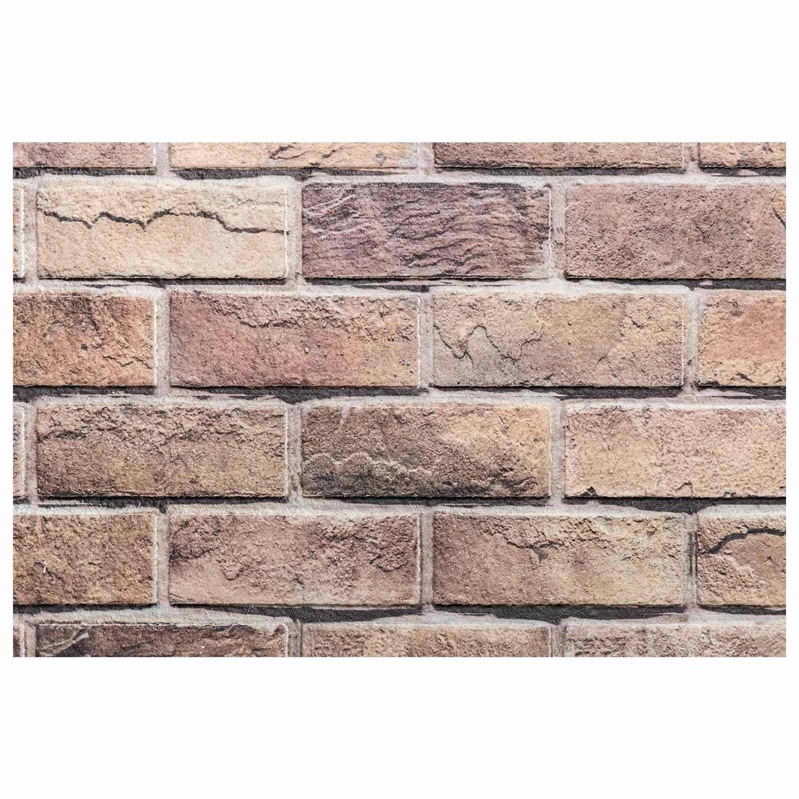 Wandpanelen 10 pcs Bruin en Grijs 100 x 50 cm EPS-schuim is nu te koop bij PeponiXL, paradijselijk wonen!
