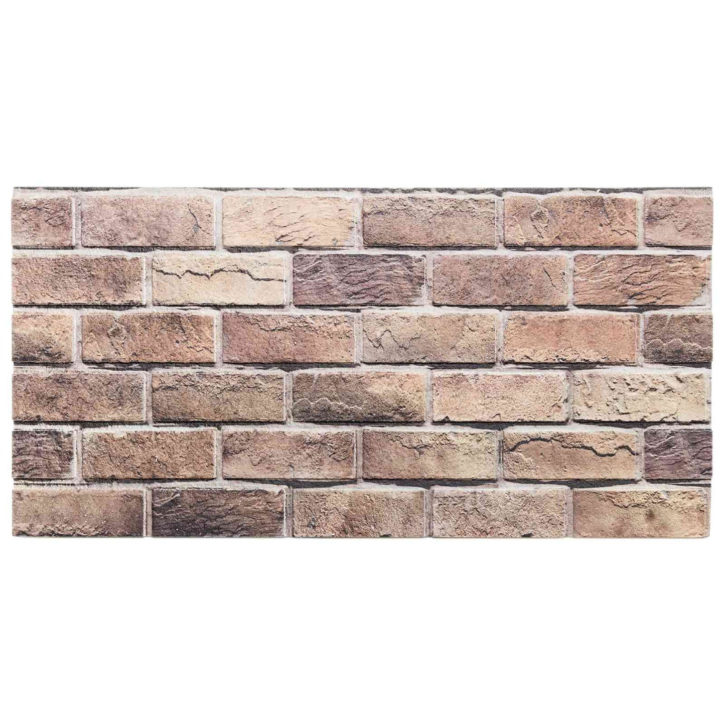 Wandpanelen 10 pcs Bruin en Grijs 100 x 50 cm EPS-schuim is nu te koop bij PeponiXL, paradijselijk wonen!