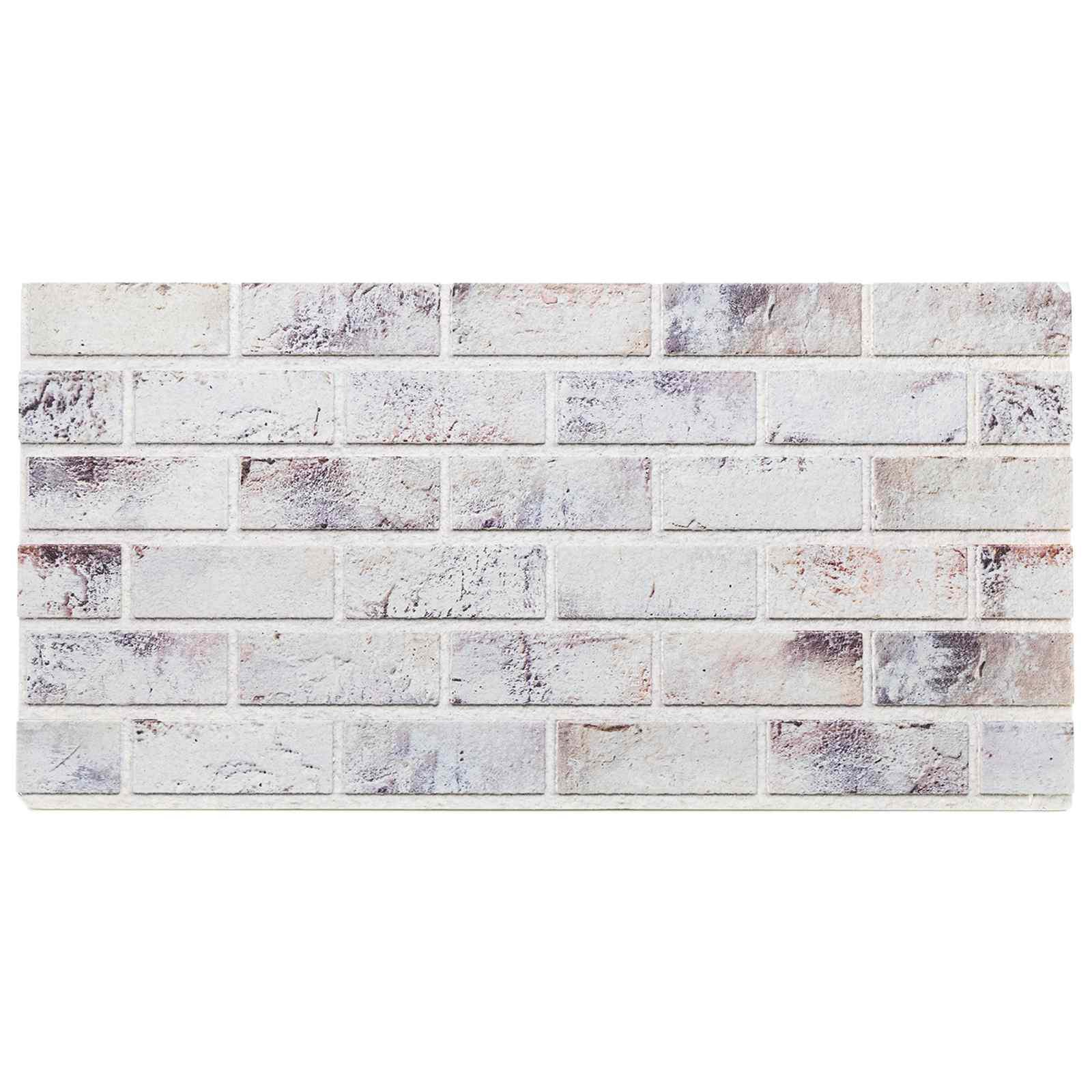 Wandpanelen 10 pcs Lichtgrijs en zwart 100 x 50 cm EPS-schuim is nu te koop bij PeponiXL, paradijselijk wonen!