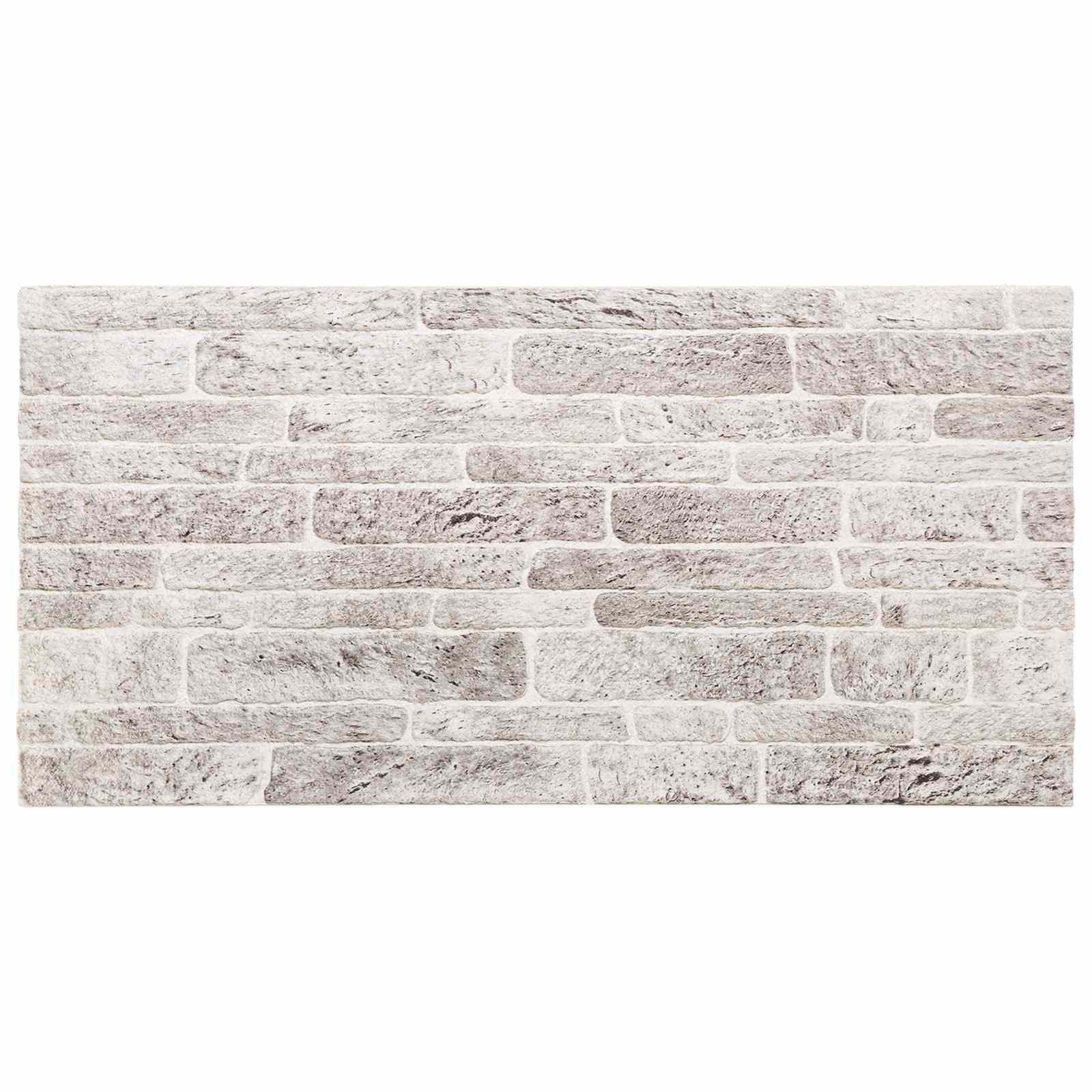 Wandpanelen 10 pcs Lichtgrijs en wit. 100 x 50 cm EPS-schuim is nu te koop bij PeponiXL, paradijselijk wonen!