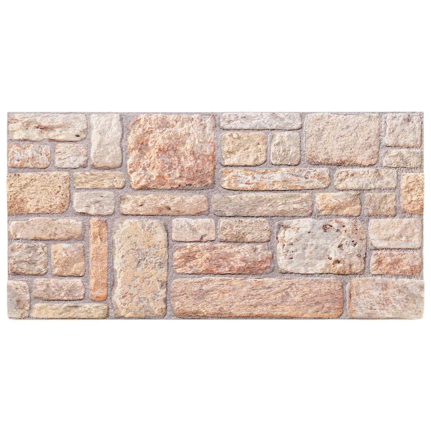 Wandpanelen 10 pcs Lichtbruin en wit 100 x 50 cm EPS-schuim is nu te koop bij PeponiXL, paradijselijk wonen!