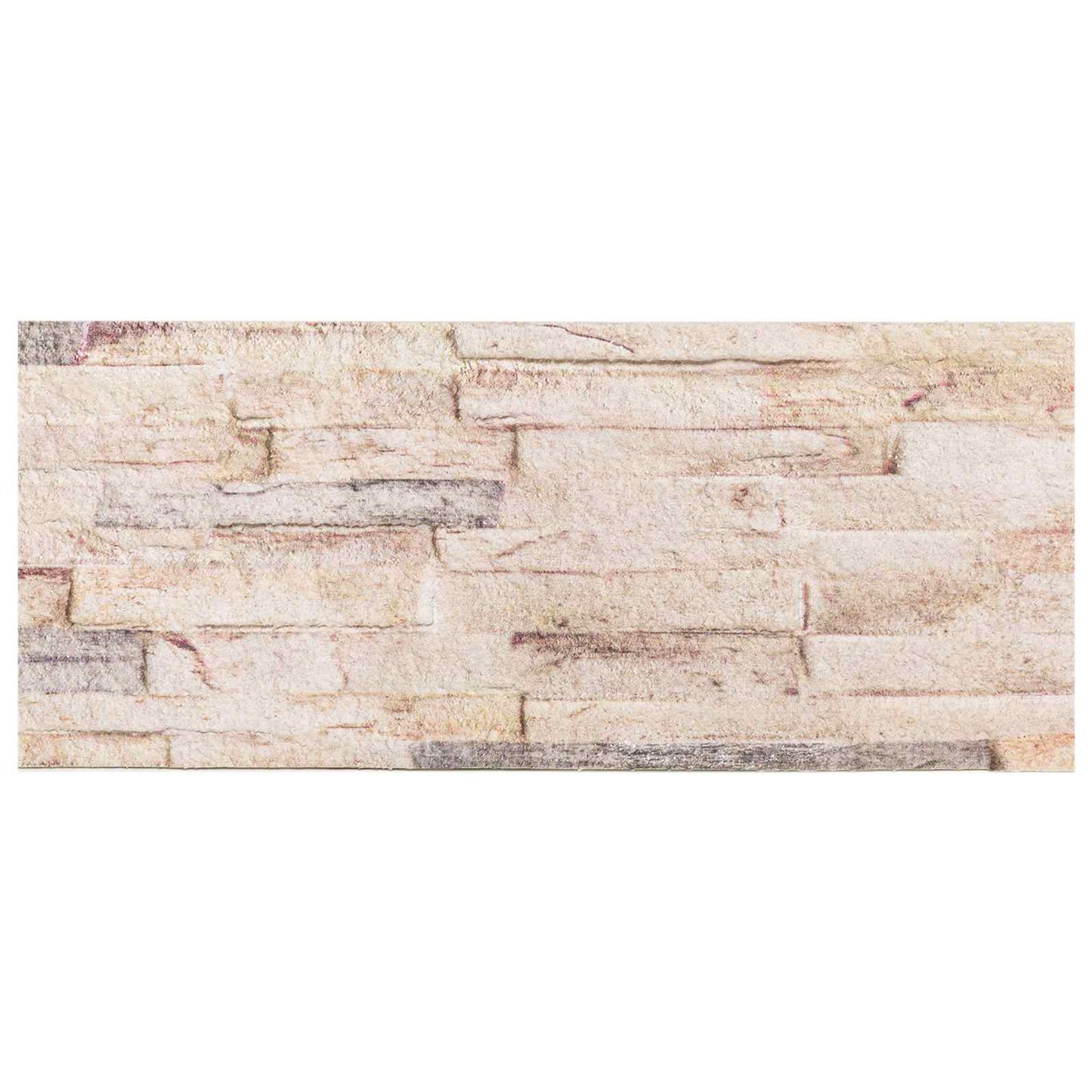 Wandpanelen 10 pcs Wit en Rood 100 x 25 cm EPS-schuim is nu te koop bij PeponiXL, paradijselijk wonen!
