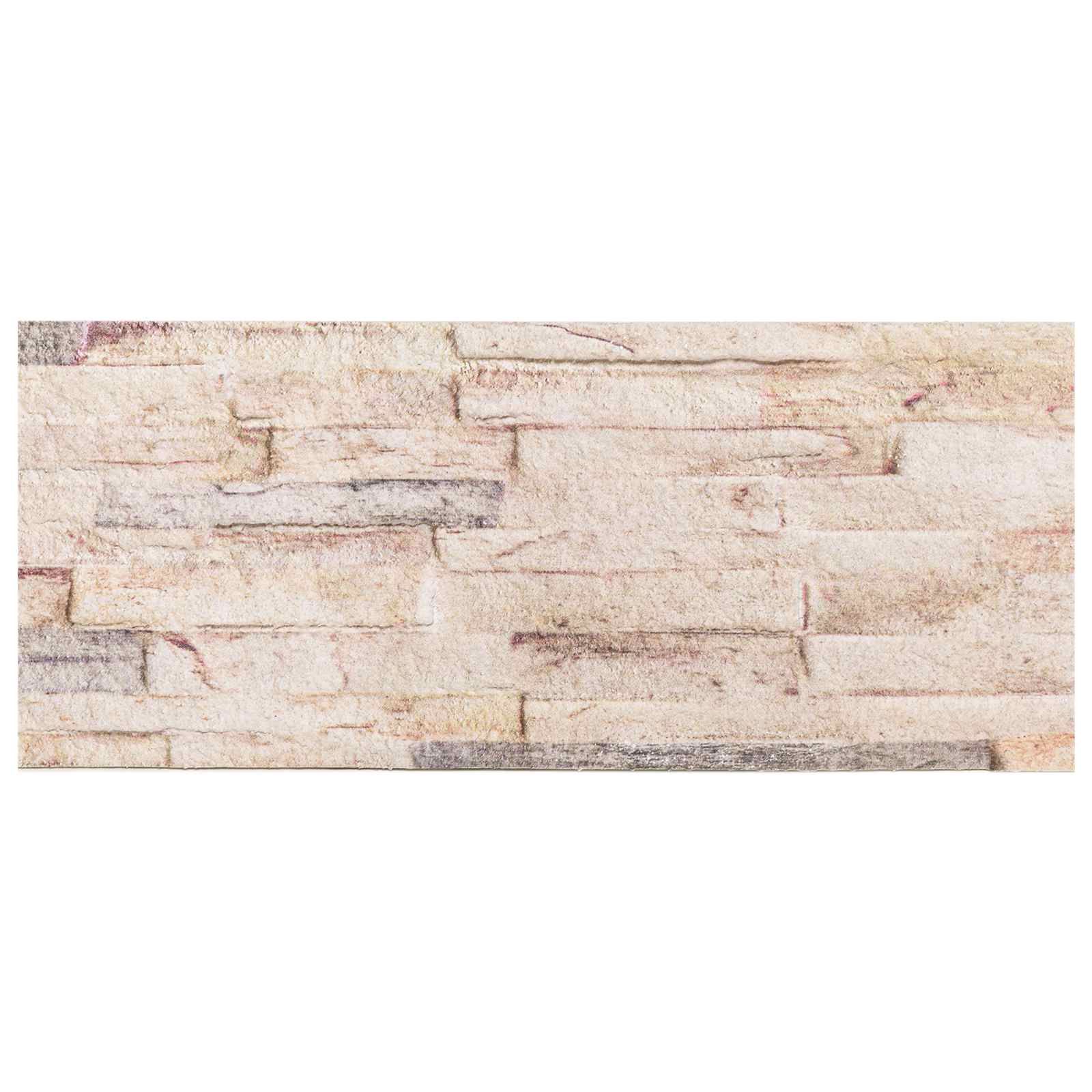 Wandpanelen 10 pcs Wit en Rood 100 x 25 cm EPS-schuim is nu te koop bij PeponiXL, paradijselijk wonen!