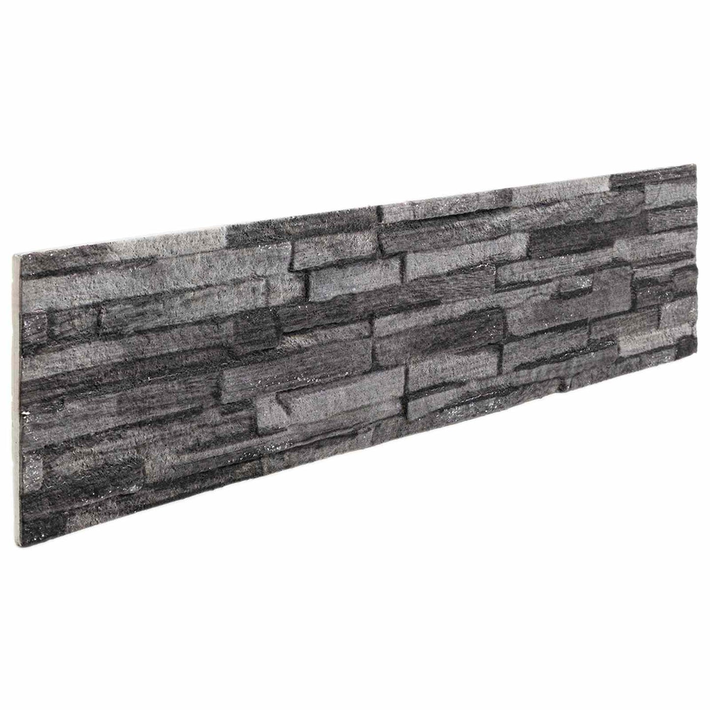 Wandpanelen 10 pcs Antraciet 100 x 25 cm EPS-schuim is nu te koop bij PeponiXL, paradijselijk wonen!