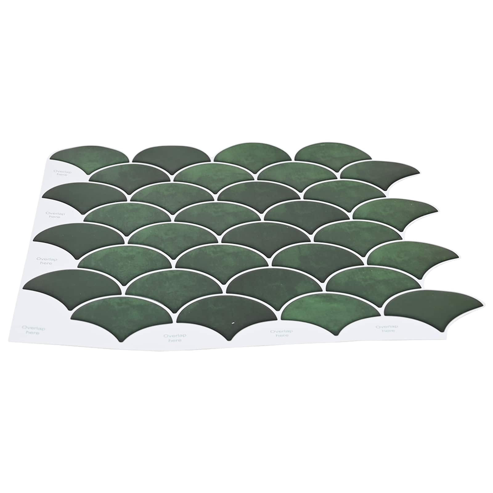 Vis schaal tegel 50 pcs Donkergroen 30 x 30 cm is nu te koop bij PeponiXL, paradijselijk wonen!