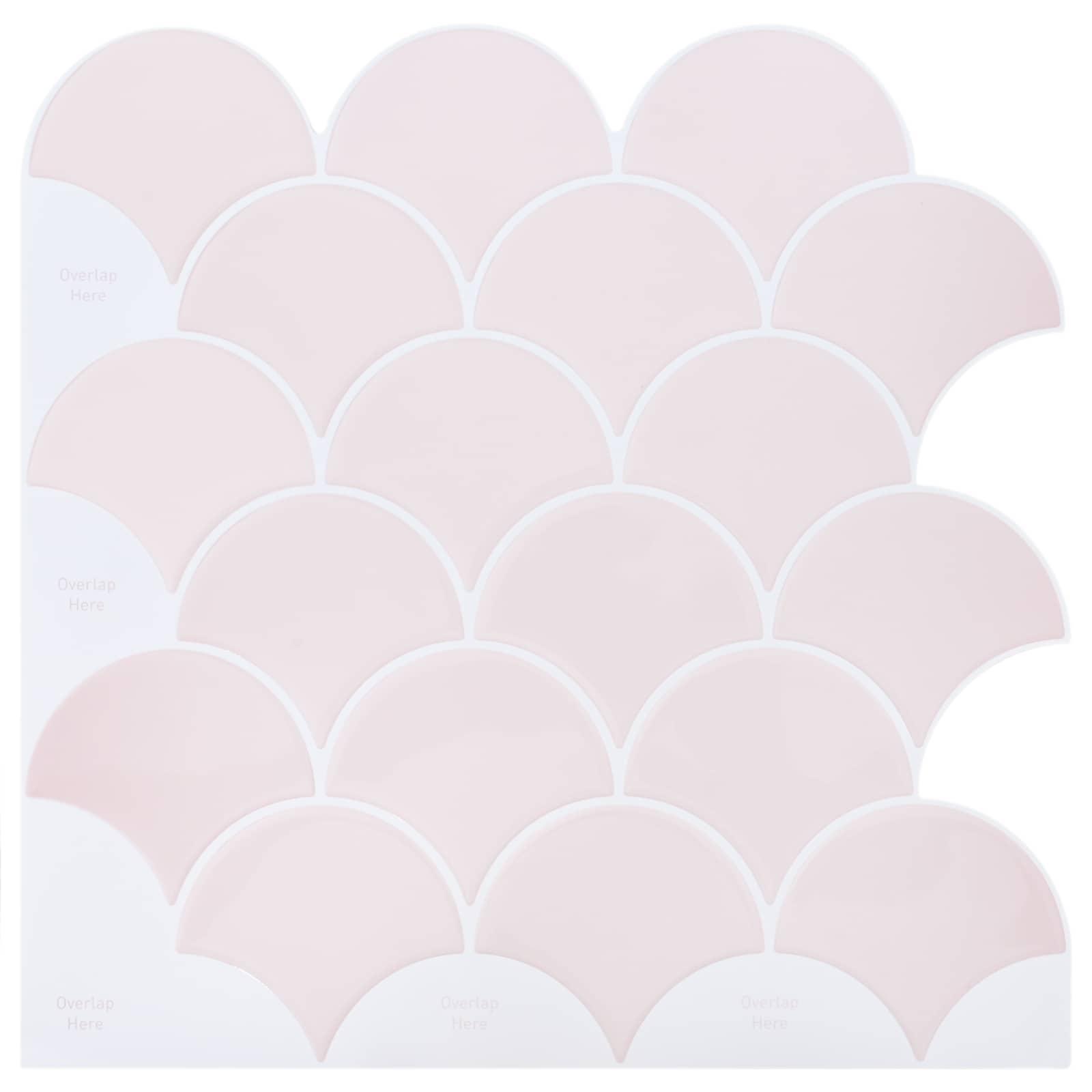 Vis schaal tegel 10 pcs Lichtroze 30 x 30 cm is nu te koop bij PeponiXL, paradijselijk wonen!
