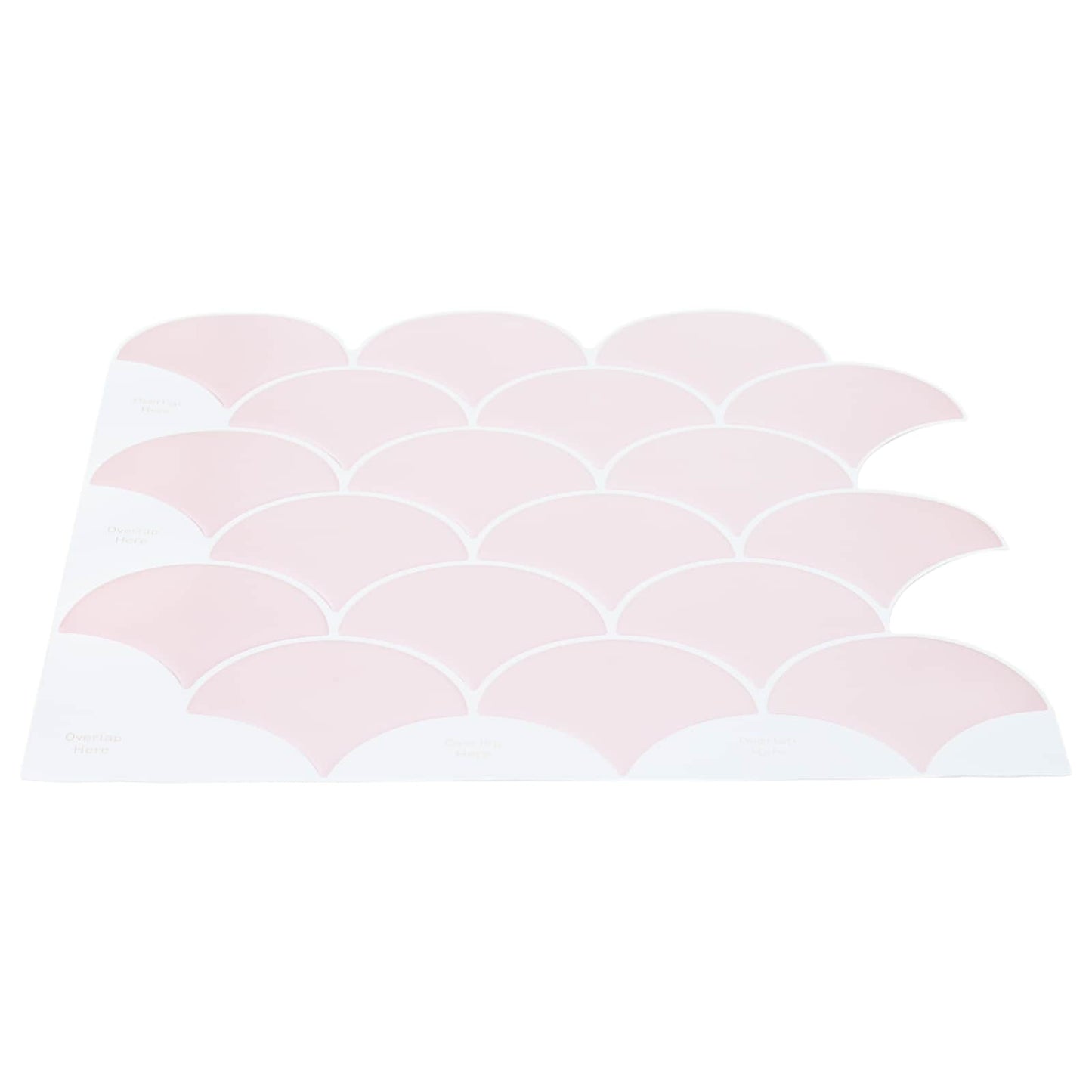 Vis schaal tegel 50 pcs Lichtroze 30 x 30 cm is nu te koop bij PeponiXL, paradijselijk wonen!