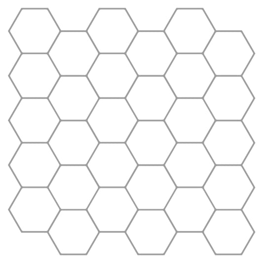 Hexagon tegel 20 pcs Wit Grijs 30 x 30 cm Polyurethaan en PET is nu te koop bij PeponiXL, paradijselijk wonen!