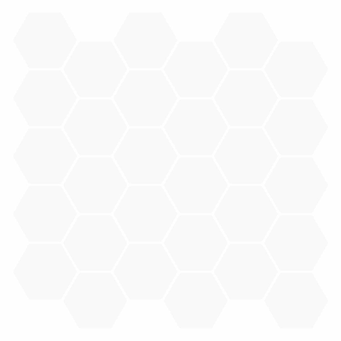 Hexagon tegel 10 pcs Wit 30 x 30 cm Polyurethaan en PET is nu te koop bij PeponiXL, paradijselijk wonen!