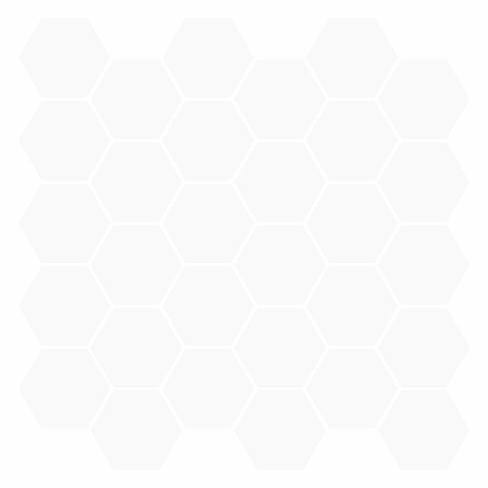 Hexagon tegel 10 pcs Wit 30 x 30 cm Polyurethaan en PET is nu te koop bij PeponiXL, paradijselijk wonen!