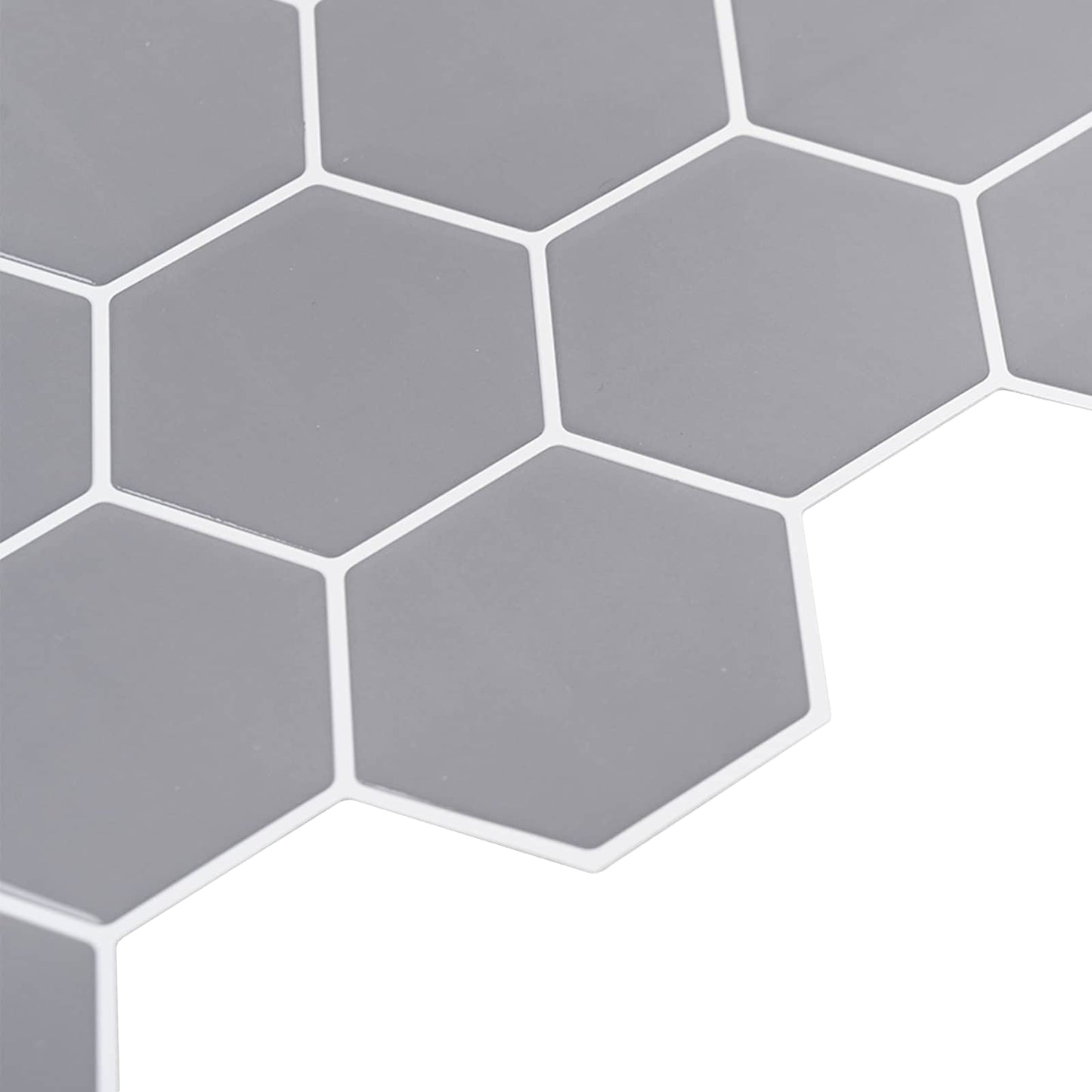 Hexagon tegel 20 pcs Grijs 30 x 30 cm Polyurethaan en PET is nu te koop bij PeponiXL, paradijselijk wonen!