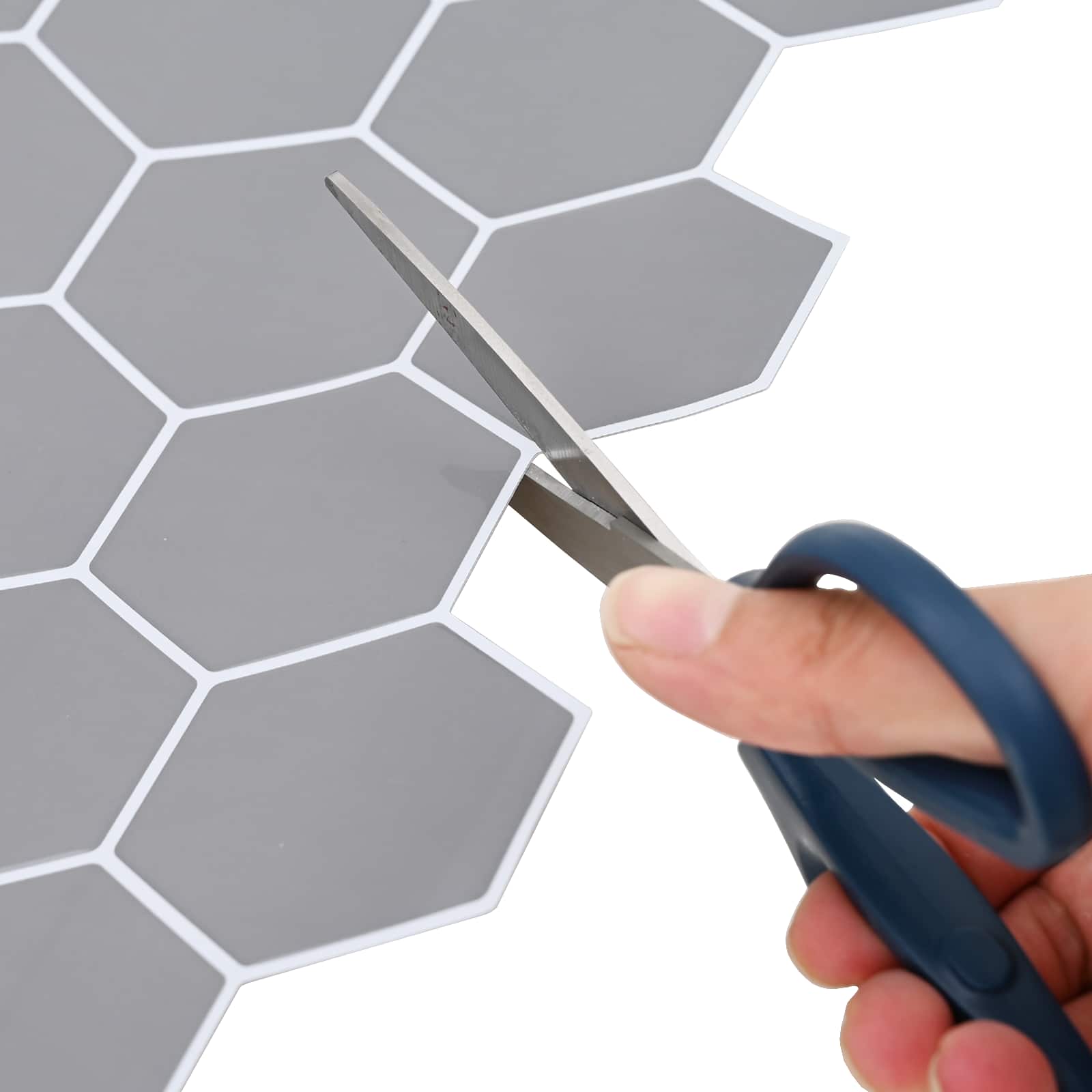 Hexagon tegel 20 pcs Grijs 30 x 30 cm Polyurethaan en PET is nu te koop bij PeponiXL, paradijselijk wonen!