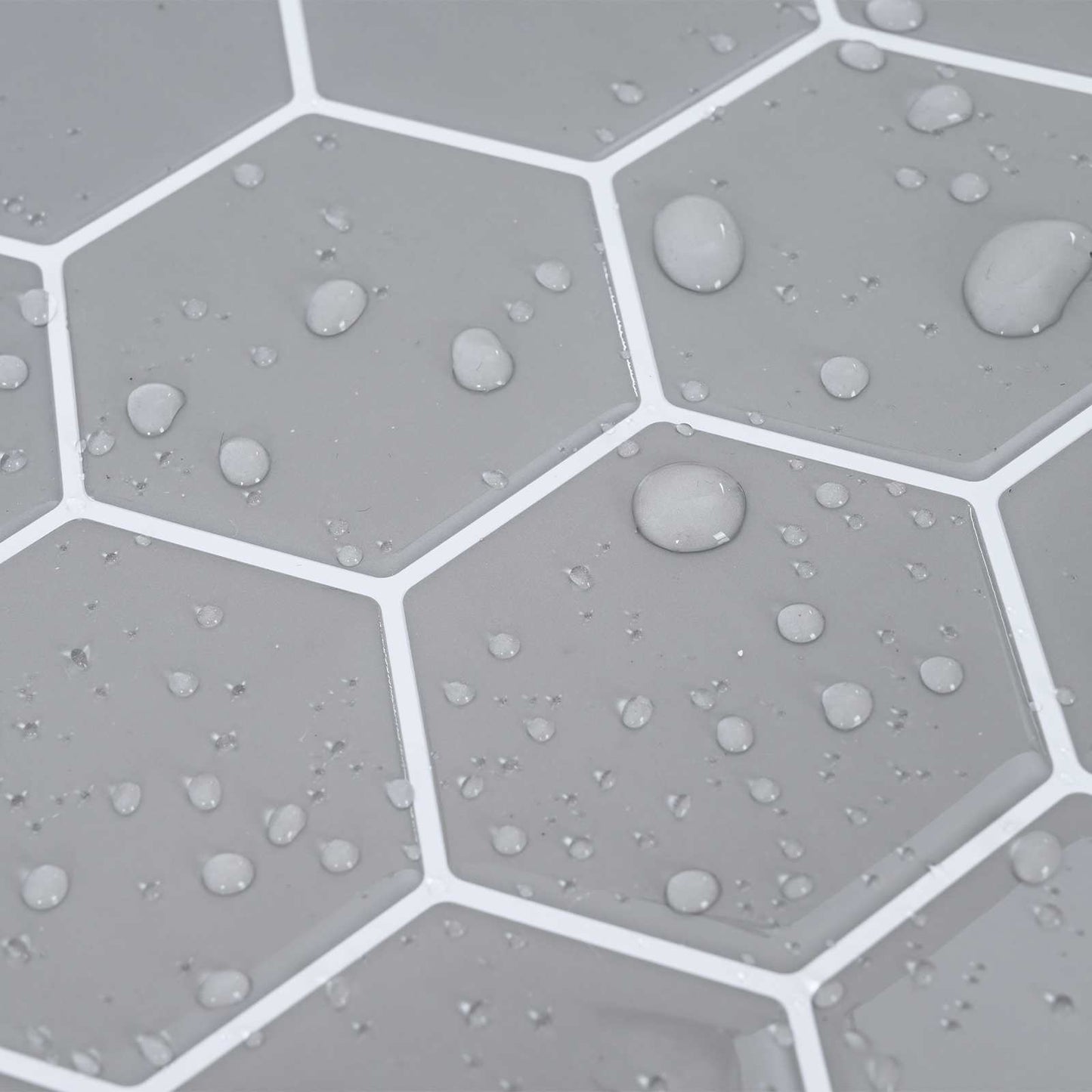 Hexagon tegel 20 pcs Grijs 30 x 30 cm Polyurethaan en PET is nu te koop bij PeponiXL, paradijselijk wonen!