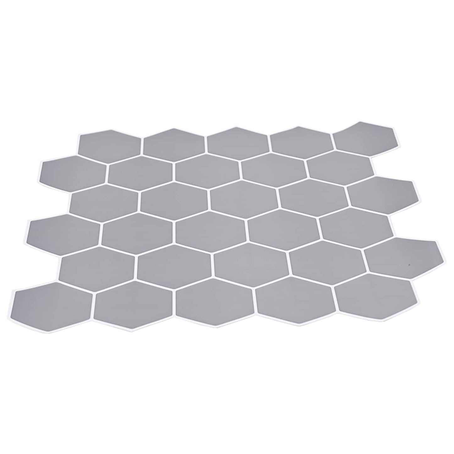 Hexagon tegel 50 pcs Grijs 30 x 30 cm Polyurethaan en PET is nu te koop bij PeponiXL, paradijselijk wonen!