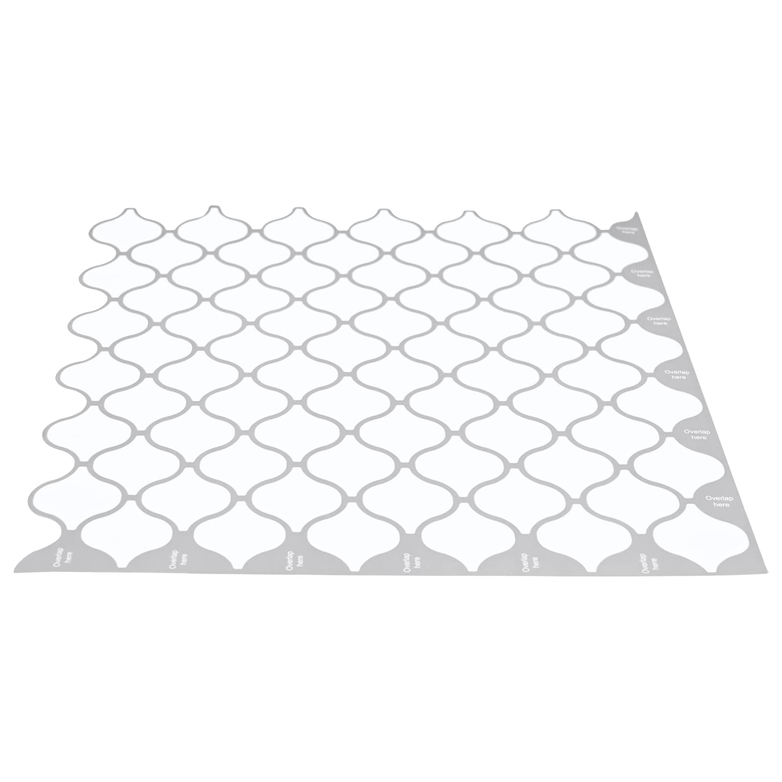 Lanturn Tegel 20 pcs Wit 27 x 27 cm Polyurethaan en PET is nu te koop bij PeponiXL, paradijselijk wonen!