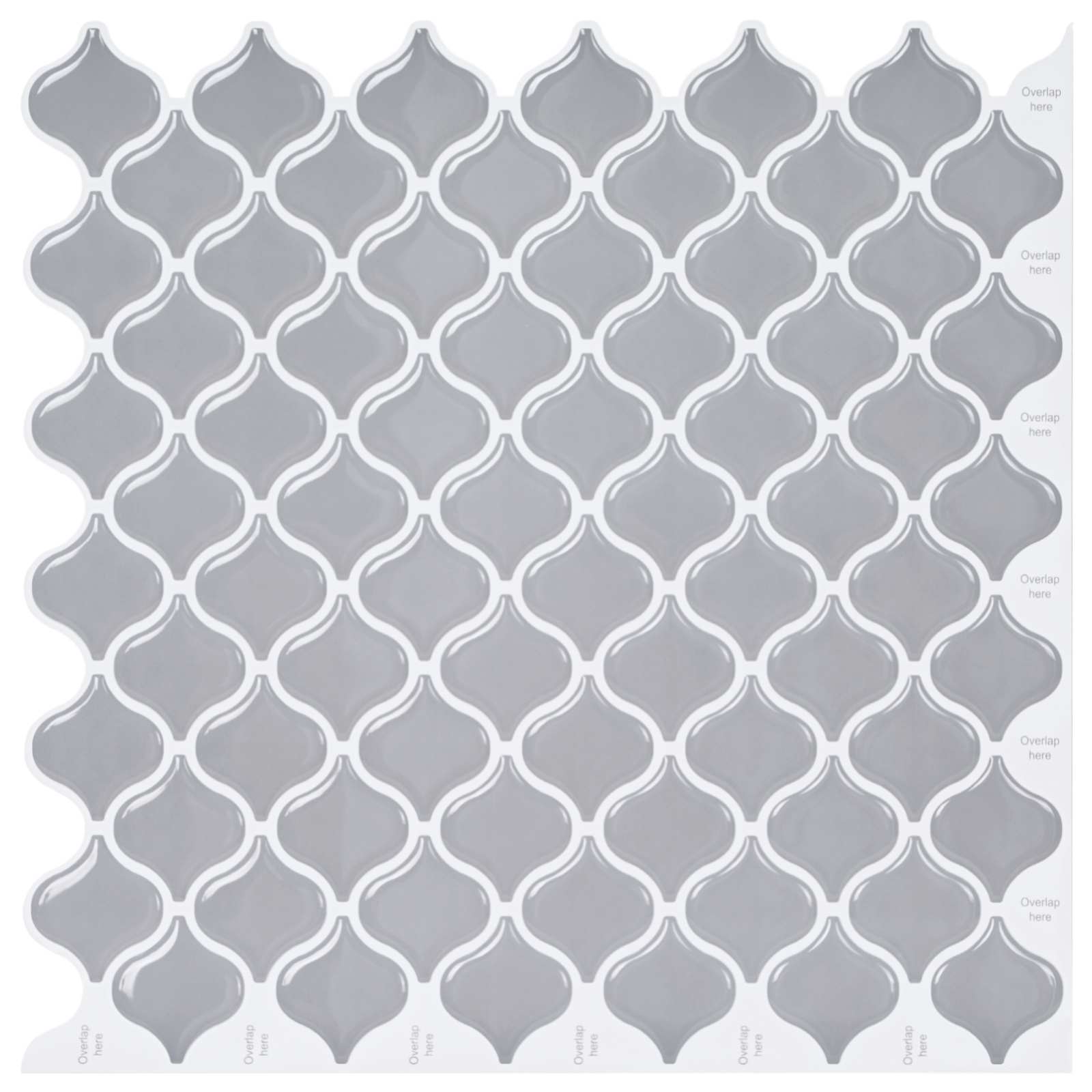 Lanturn Tegel 50 pcs Grijs 27 x 27 cm Polyurethaan en PET is nu te koop bij PeponiXL, paradijselijk wonen!
