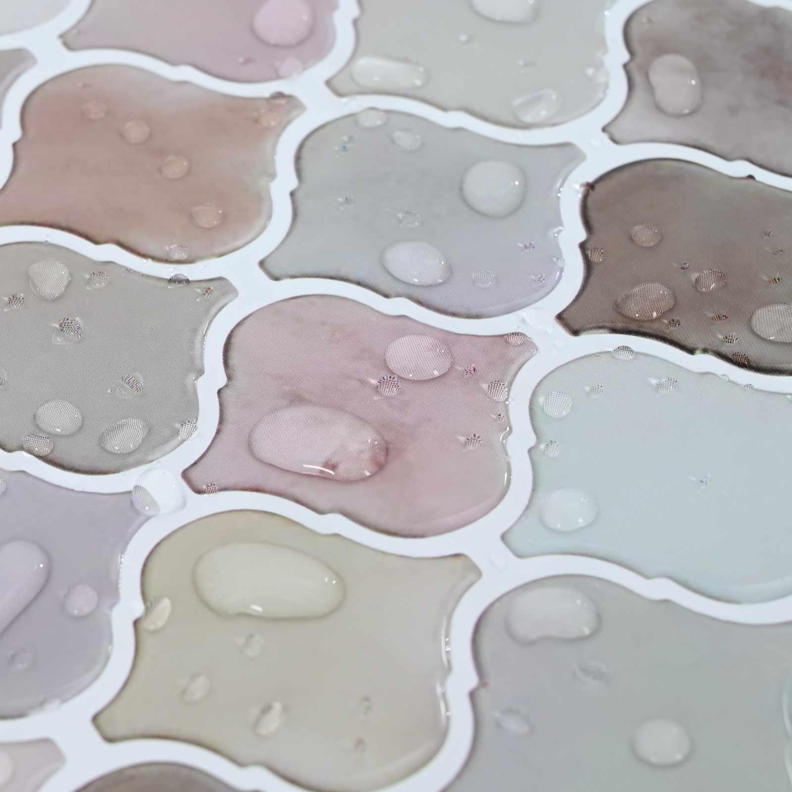 Lanturn Tegel 10 pcs Beige 27 x 27 cm Polyurethaan en PET is nu te koop bij PeponiXL, paradijselijk wonen!