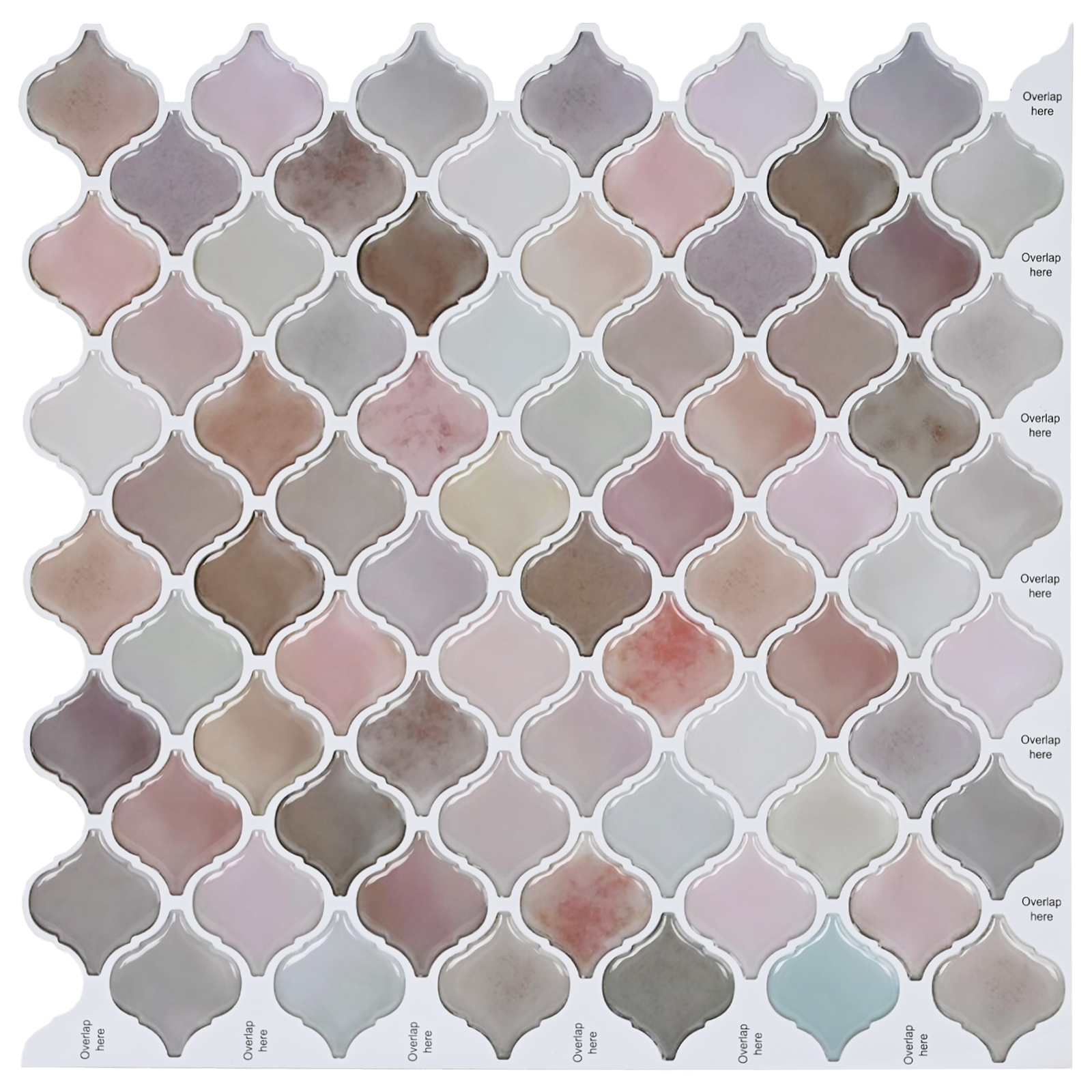 Lanturn Tegel 10 pcs Beige 27 x 27 cm Polyurethaan en PET is nu te koop bij PeponiXL, paradijselijk wonen!
