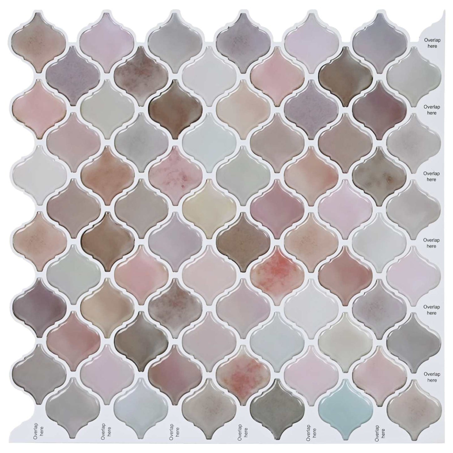 Lanturn Tegel 20 pcs Beige 27 x 27 cm Polyurethaan en PET is nu te koop bij PeponiXL, paradijselijk wonen!