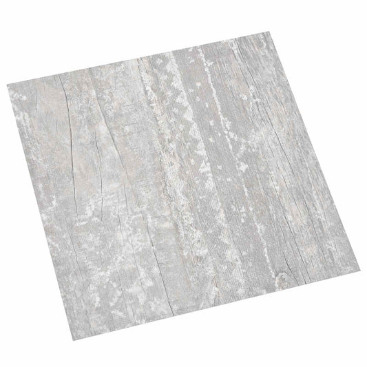 Zelfklevende Vloerplanken 30,5 x 30,5 cm 20 pcs PVC Grijs is nu te koop bij PeponiXL, paradijselijk wonen!