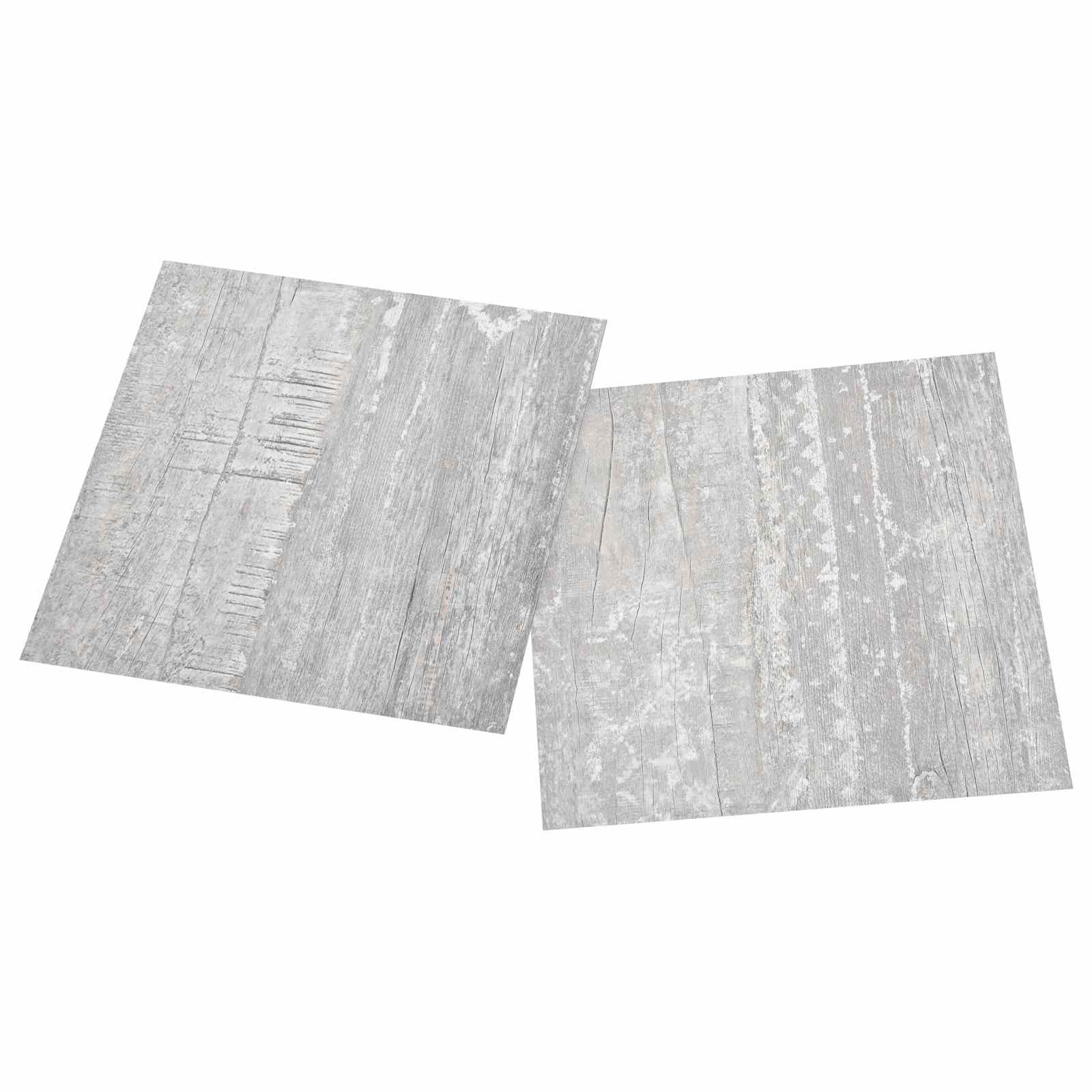 Zelfklevende Vloerplanken 30,5 x 30,5 cm 20 pcs PVC Grijs is nu te koop bij PeponiXL, paradijselijk wonen!