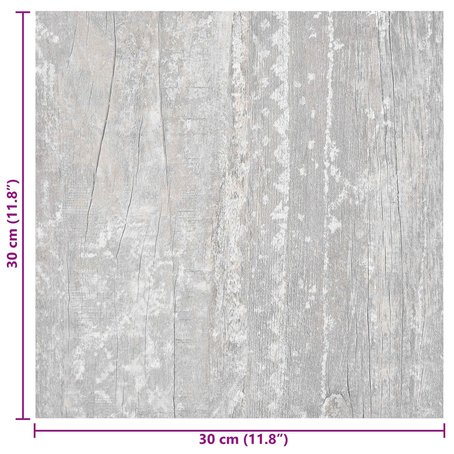 Zelfklevende Vloerplanken 30,5 x 30,5 cm 20 pcs PVC Grijs is nu te koop bij PeponiXL, paradijselijk wonen!