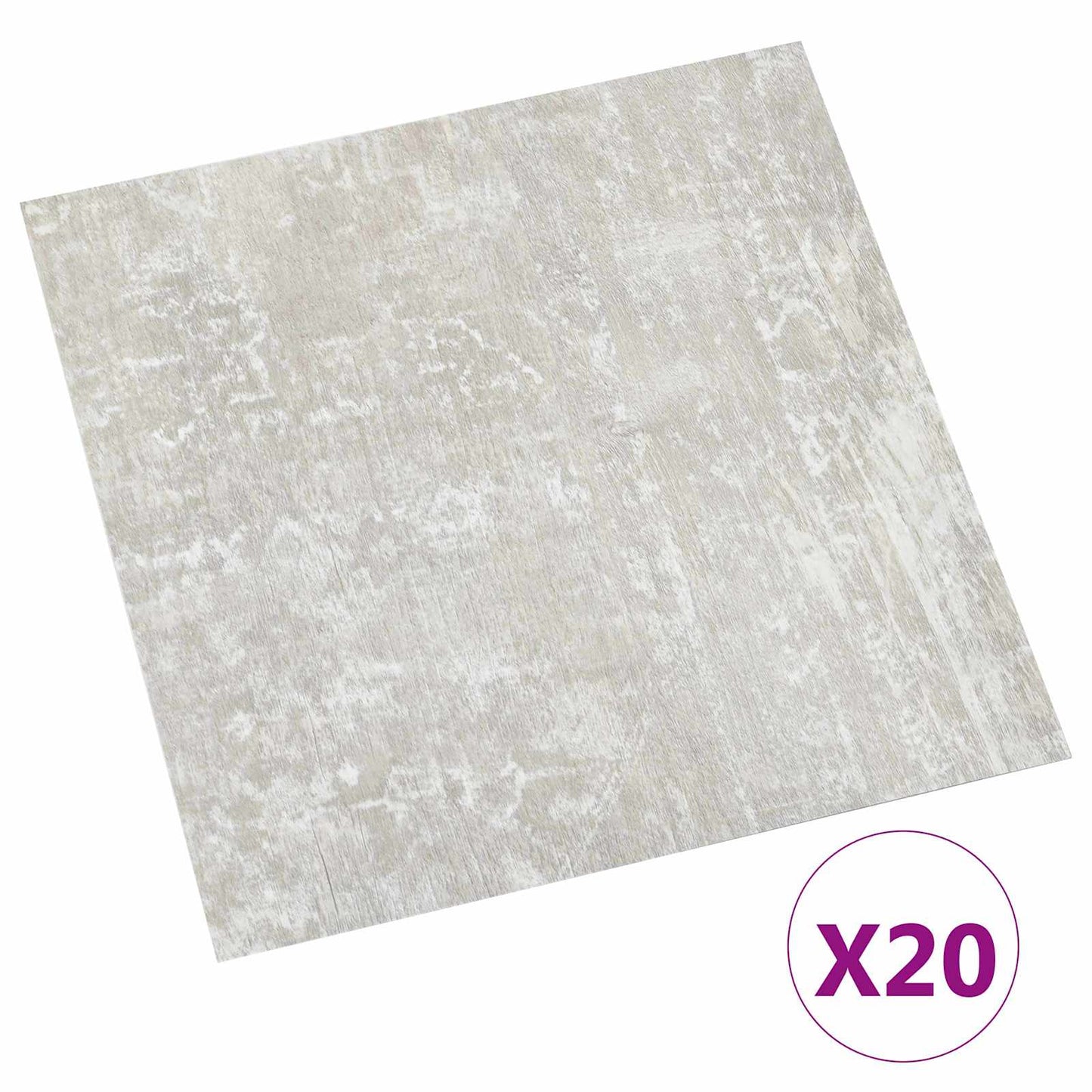 Zelfklevende Vloerplanken 30,5 x 30,5 cm 20 pcs PVC Lichtgrijs is nu te koop bij PeponiXL, paradijselijk wonen!