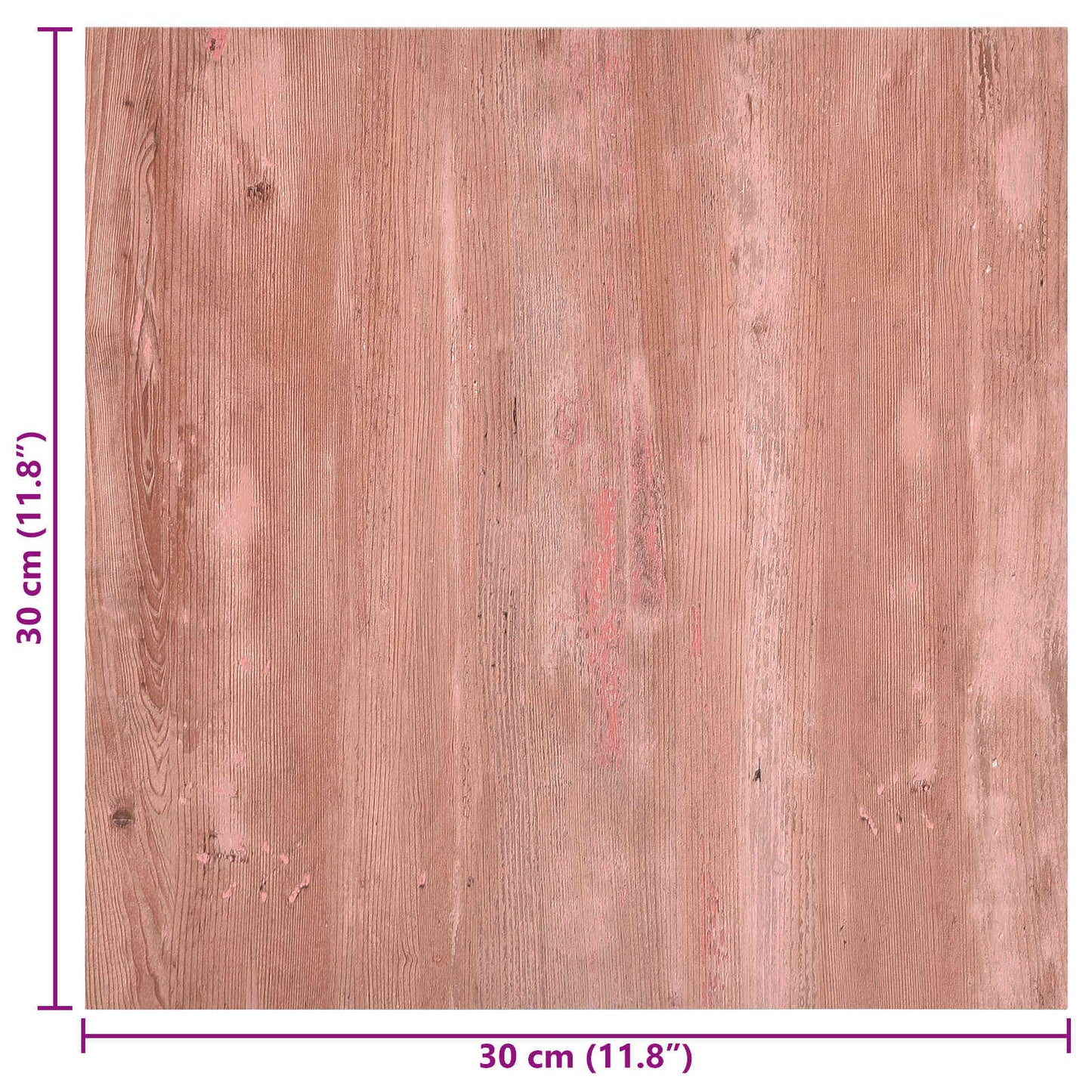 Zelfklevende Vloerplanken 30,5 x 30,5 cm 20 pcs PVC Rood is nu te koop bij PeponiXL, paradijselijk wonen!
