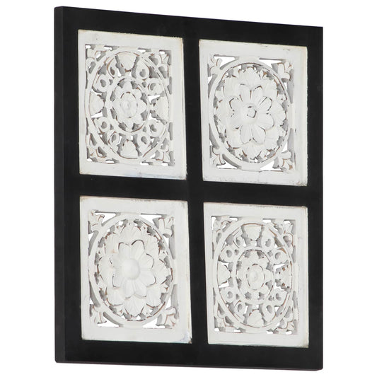 Kunst Decoratie Zwart en Wit 40 x 40 x 1,5 cm is nu te koop bij PeponiXL, paradijselijk wonen!