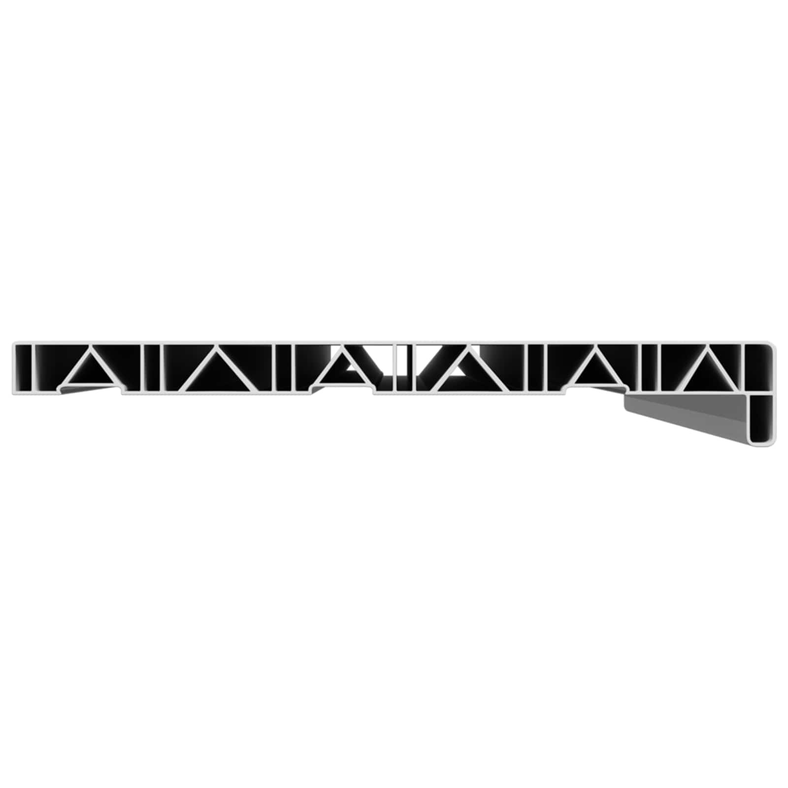 Raamsokkel Wit 80 x 35 x 4,5 cm PVC is nu te koop bij PeponiXL, paradijselijk wonen!