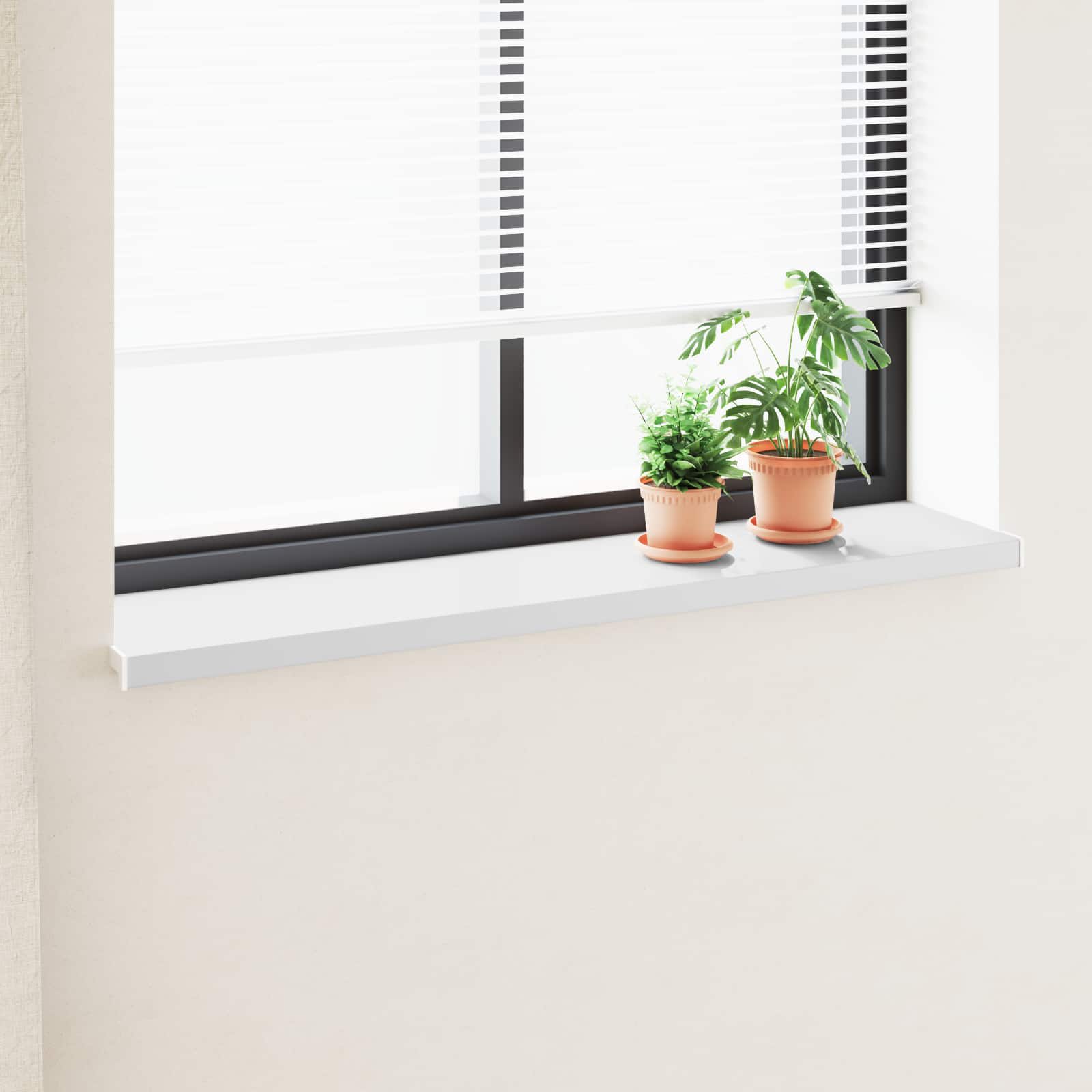Raamsokkel Wit 140 x 35 x 4,5 cm PVC is nu te koop bij PeponiXL, paradijselijk wonen!