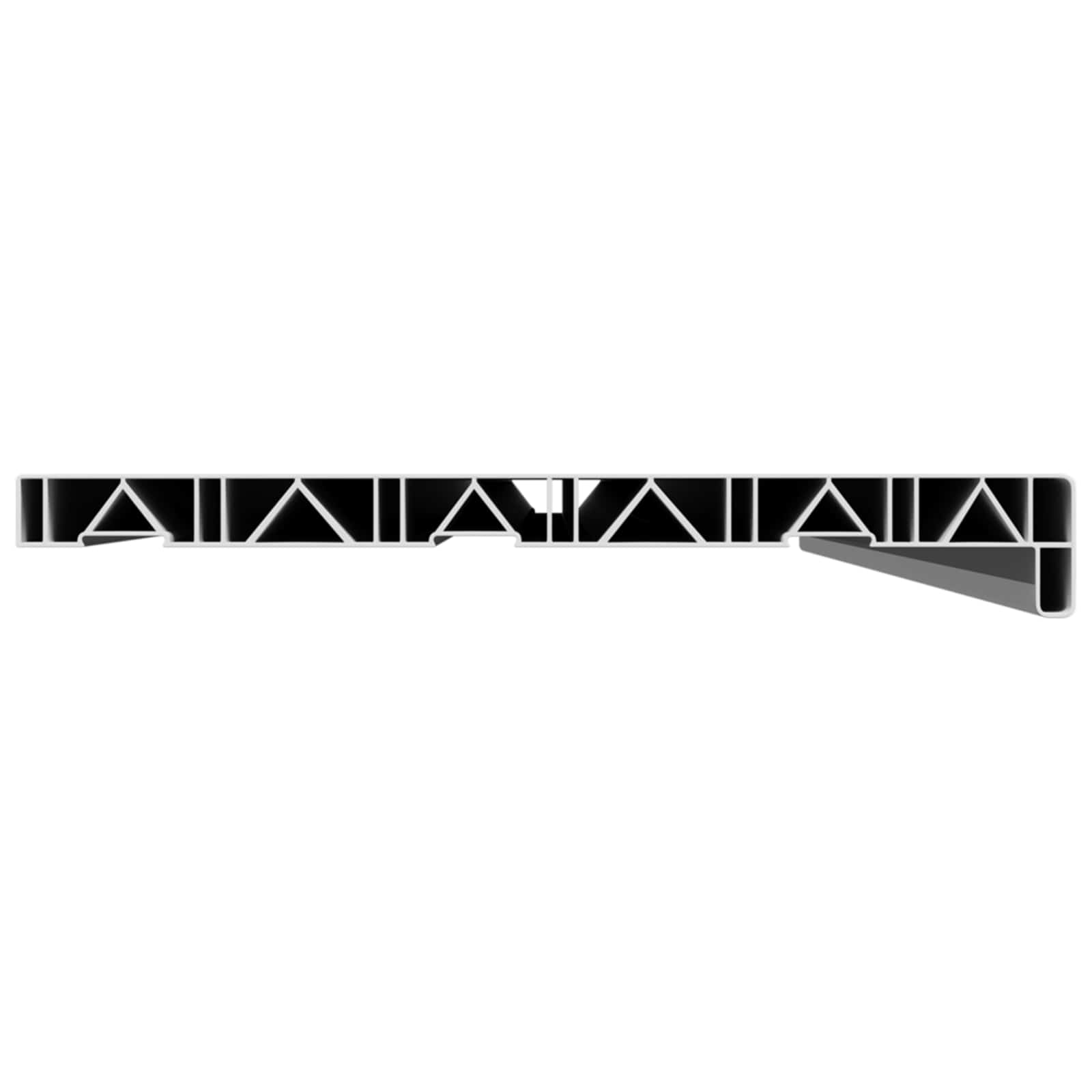 Raamsokkel Wit 140 x 35 x 4,5 cm PVC is nu te koop bij PeponiXL, paradijselijk wonen!