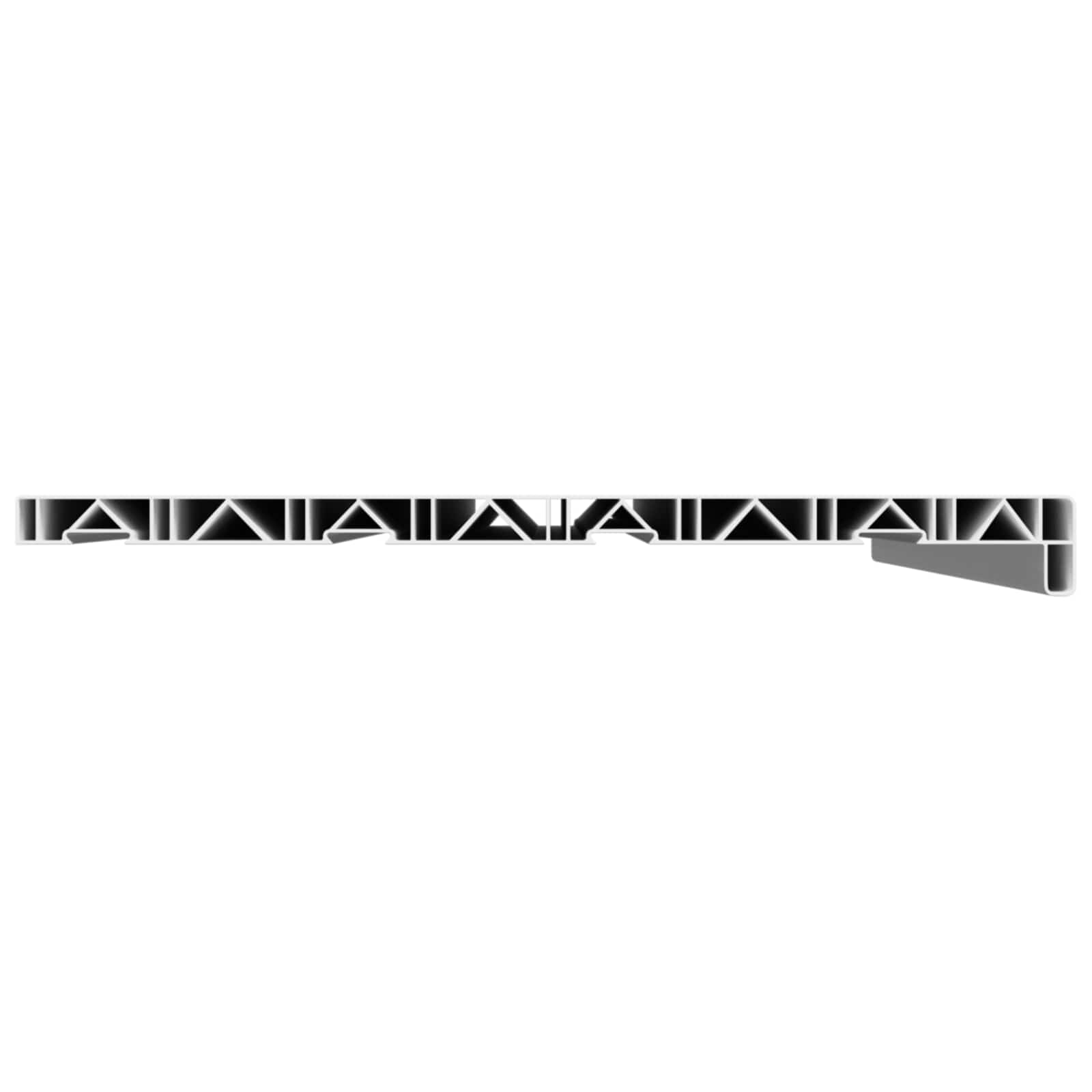 Raamsokkel Wit 80 x 45 x 4,5 cm PVC is nu te koop bij PeponiXL, paradijselijk wonen!