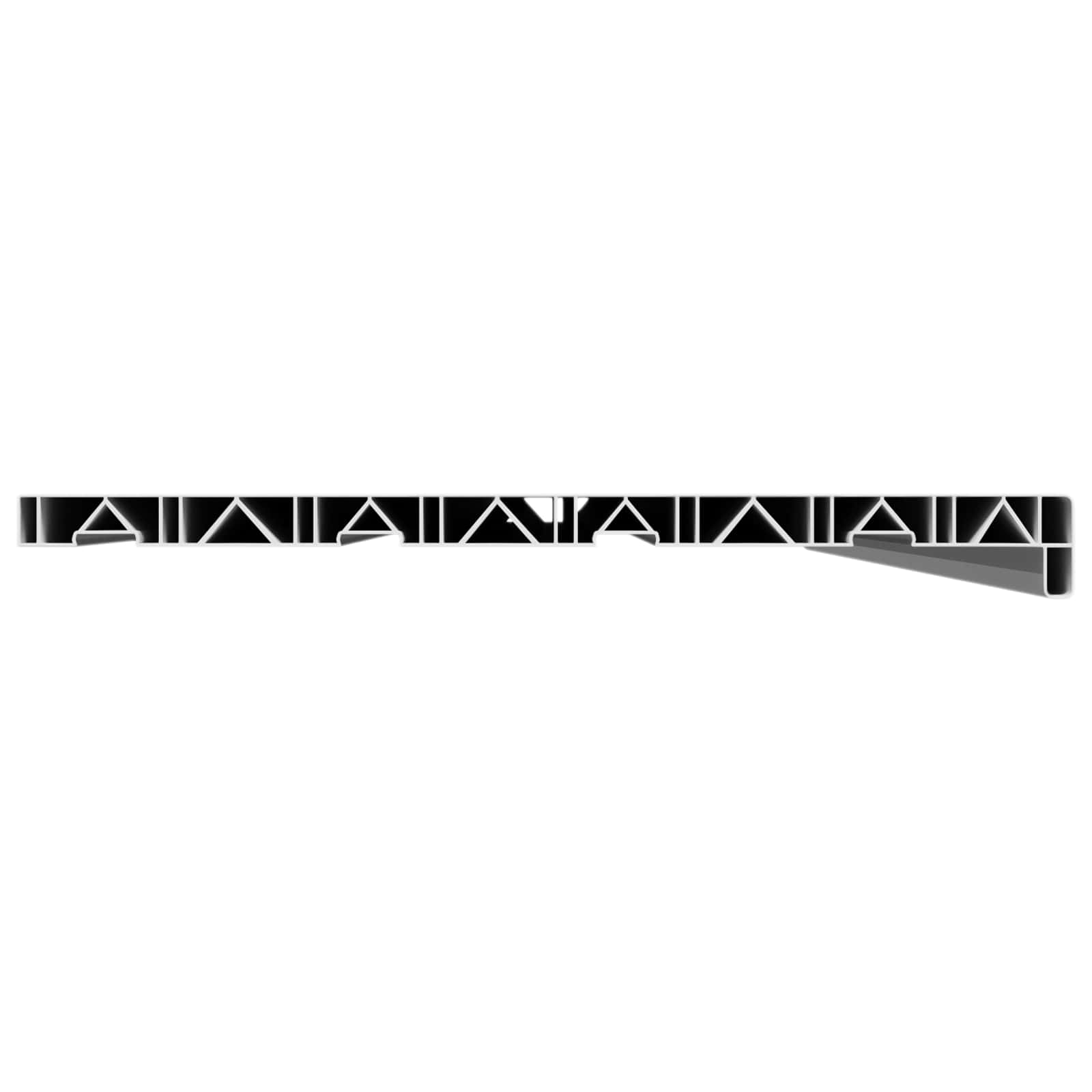 Raamsokkel Wit 120 x 45 x 4,5 cm PVC is nu te koop bij PeponiXL, paradijselijk wonen!