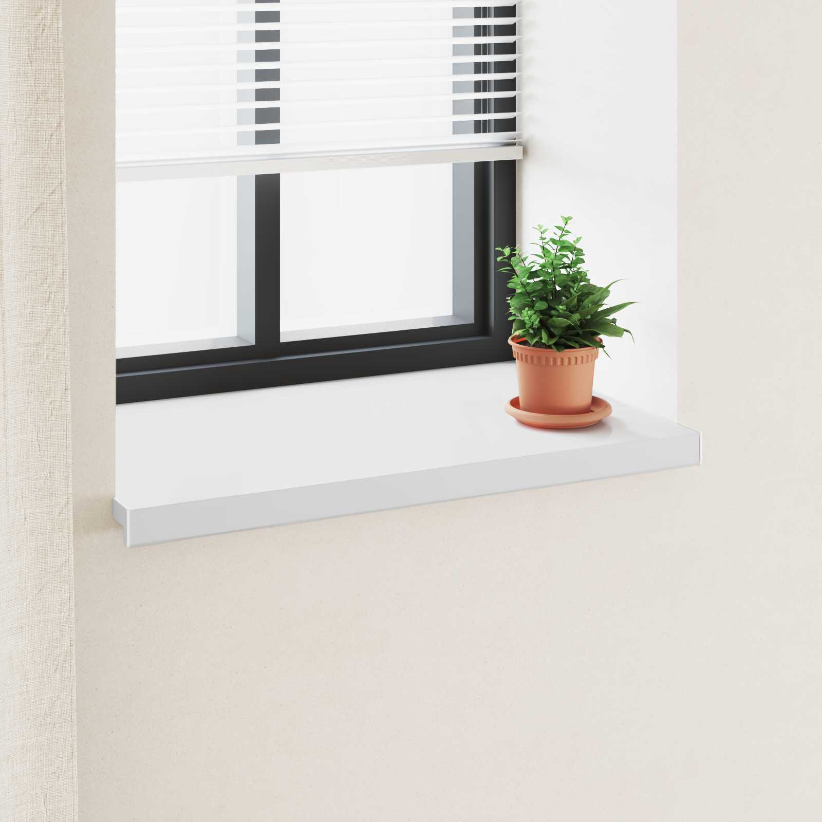 Raamsokkel Wit 80 x 50 x 4,5 cm PVC is nu te koop bij PeponiXL, paradijselijk wonen!