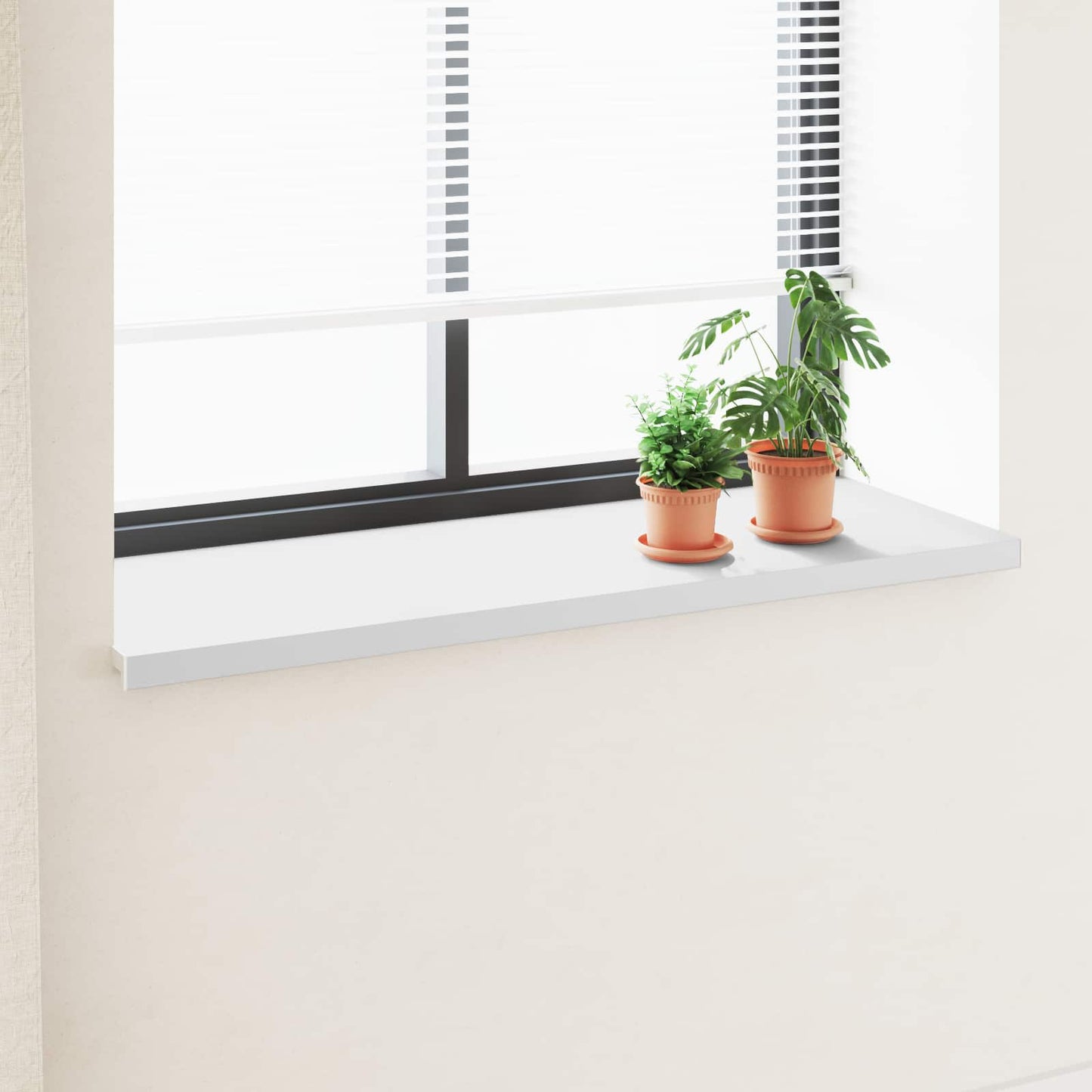 Raamsokkel Wit 140 x 50 x 4,5 cm PVC is nu te koop bij PeponiXL, paradijselijk wonen!