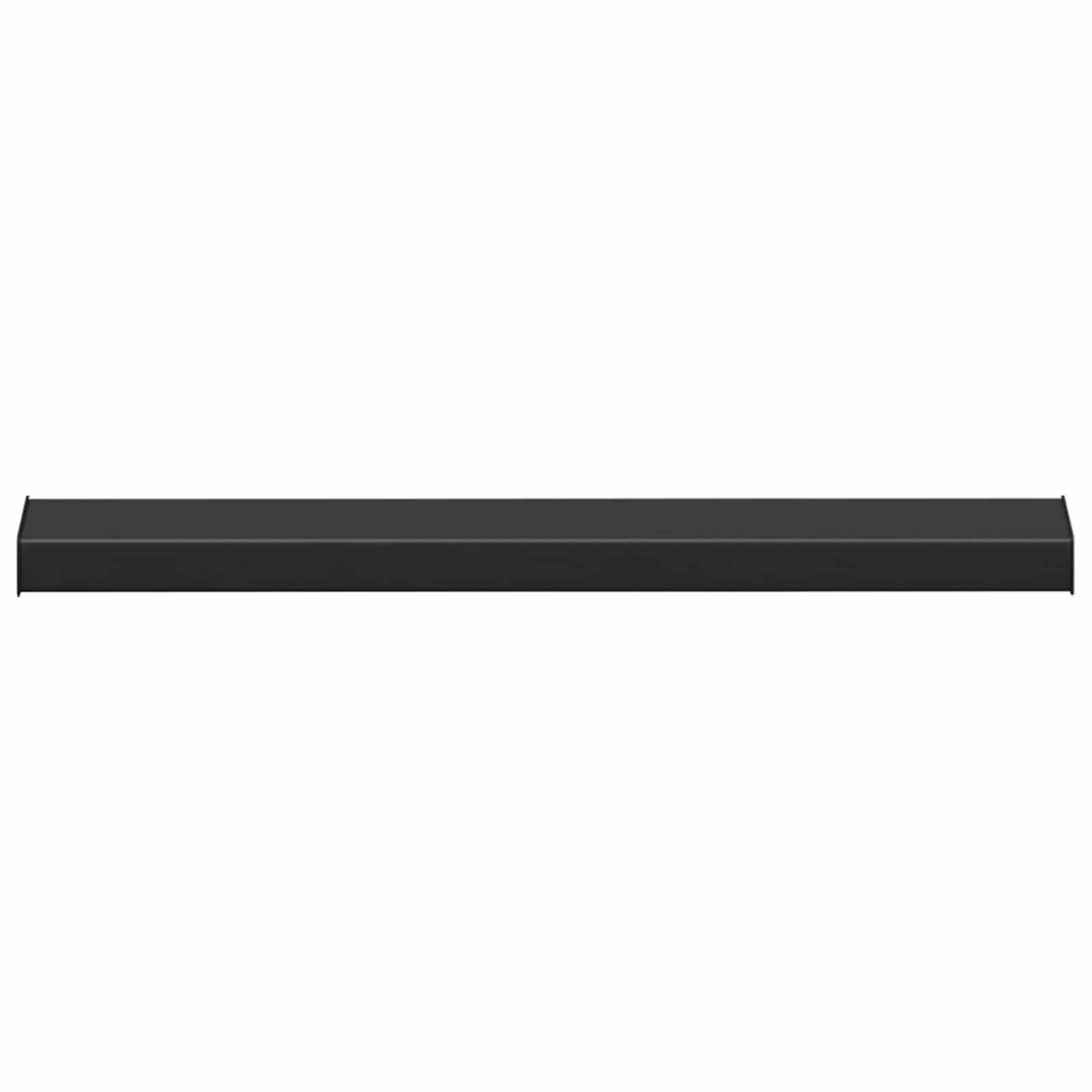 Raamsokkel Zwart met houten nerf 60 x 10 x 4,5 cm PVC is nu te koop bij PeponiXL, paradijselijk wonen!