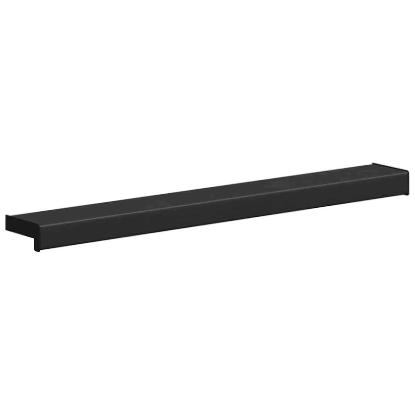 Raamsokkel Zwart met houten nerf 80 x 15 x 4,5 cm PVC is nu te koop bij PeponiXL, paradijselijk wonen!