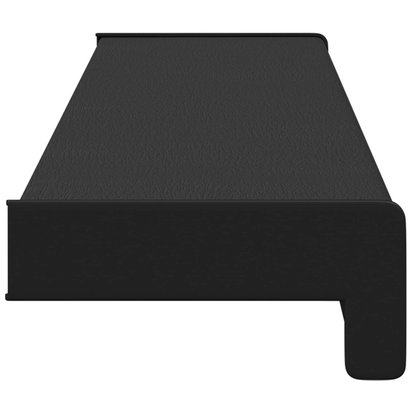 Raamsokkel Zwart met houten nerf 80 x 15 x 4,5 cm PVC is nu te koop bij PeponiXL, paradijselijk wonen!