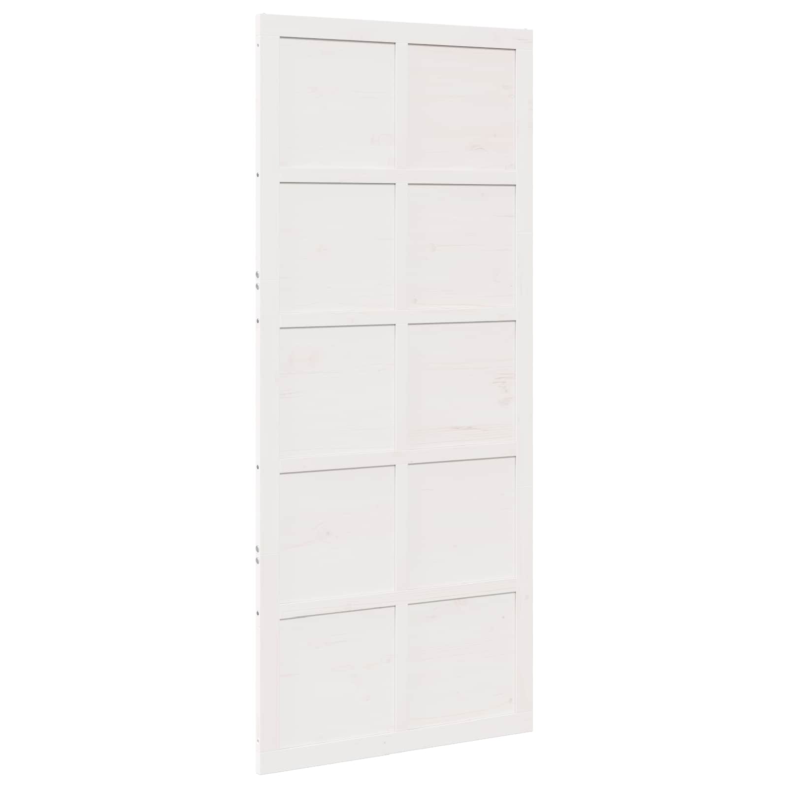 Schuifdeur Wit 100 x 2,5 x 208 cm Massief grenenhout is nu te koop bij PeponiXL, paradijselijk wonen!