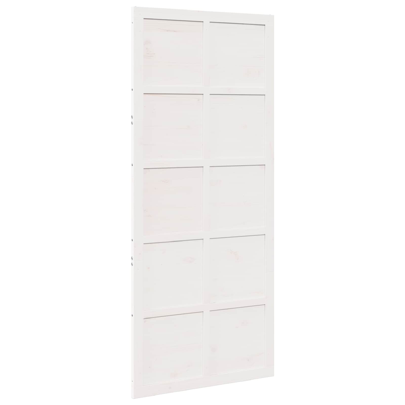 Schuifdeur Wit 100 x 2,5 x 208 cm Massief grenenhout is nu te koop bij PeponiXL, paradijselijk wonen!